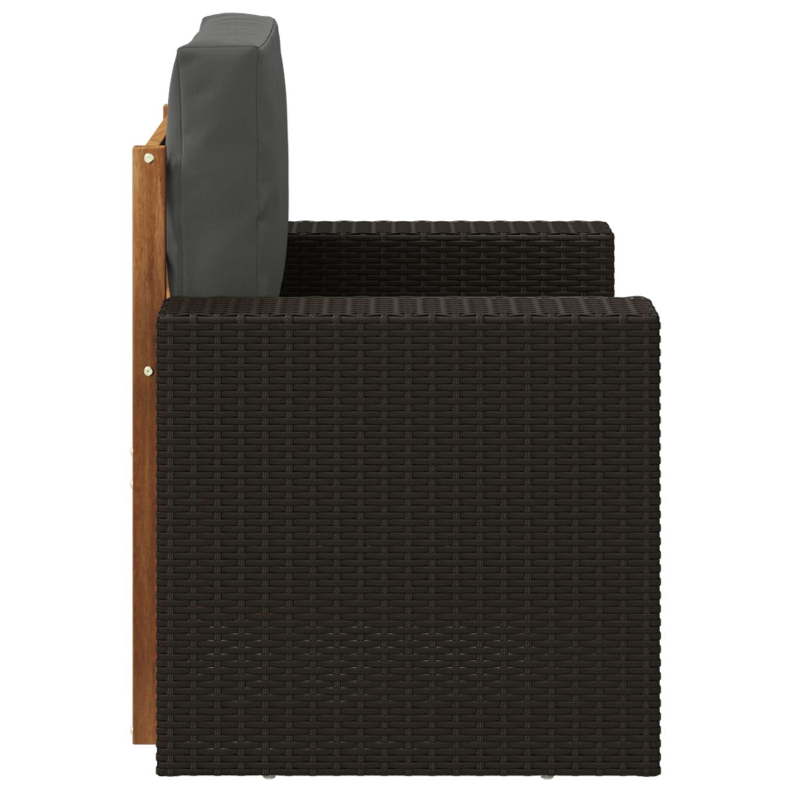 Buiten Midden Sofa Massief Acaciahout Naturel image 4