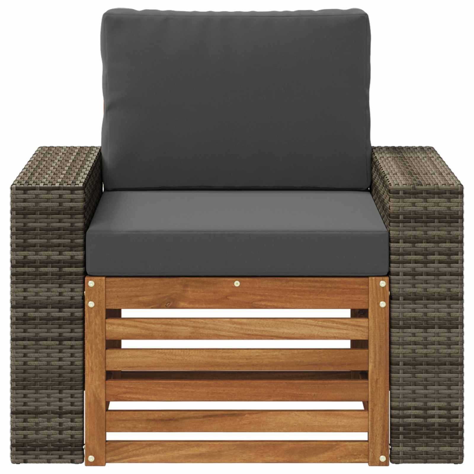 Buiten Midden Sofa Massief Acaciahout Naturel image 3