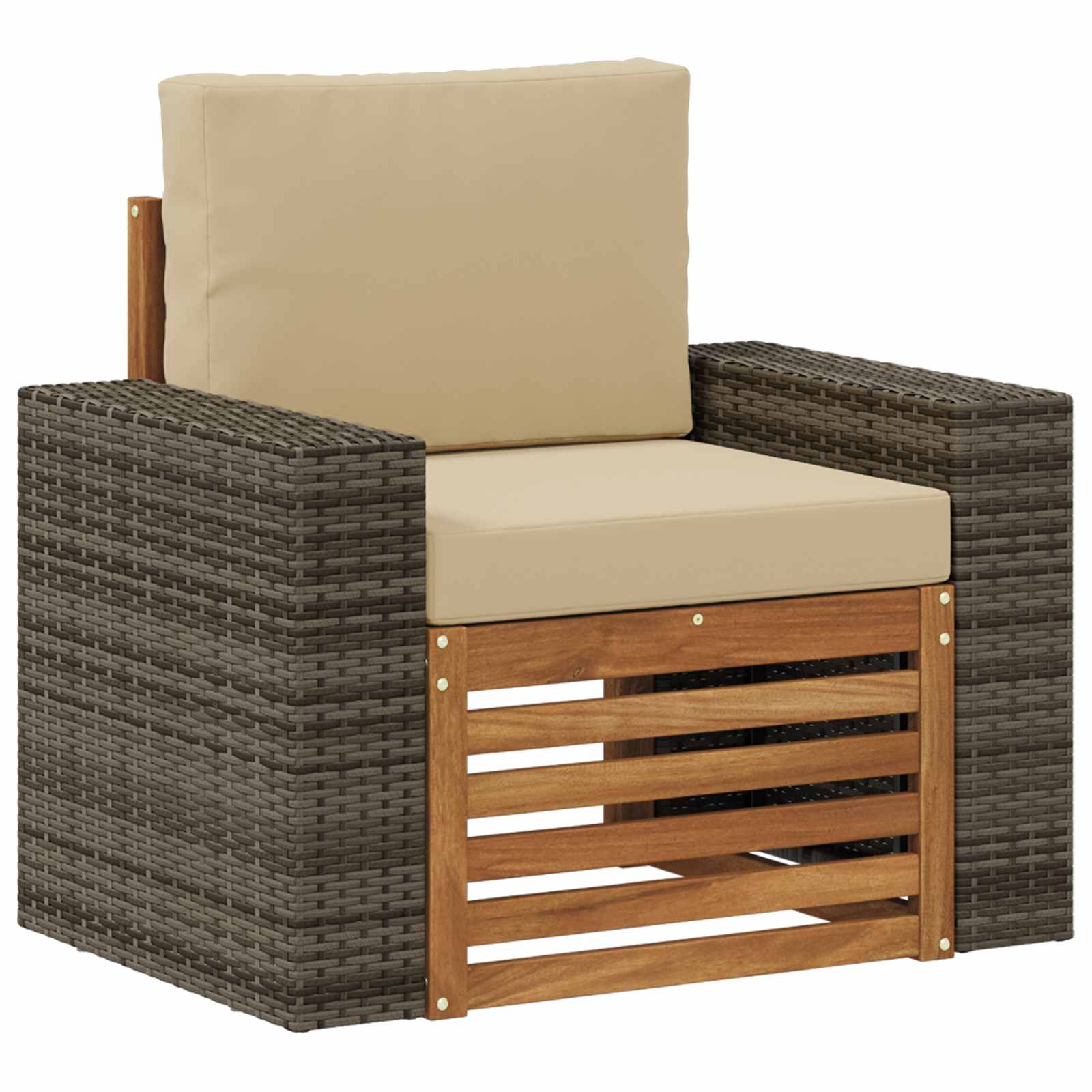Buiten Midden Sofa Massief Acaciahout Naturel image 2