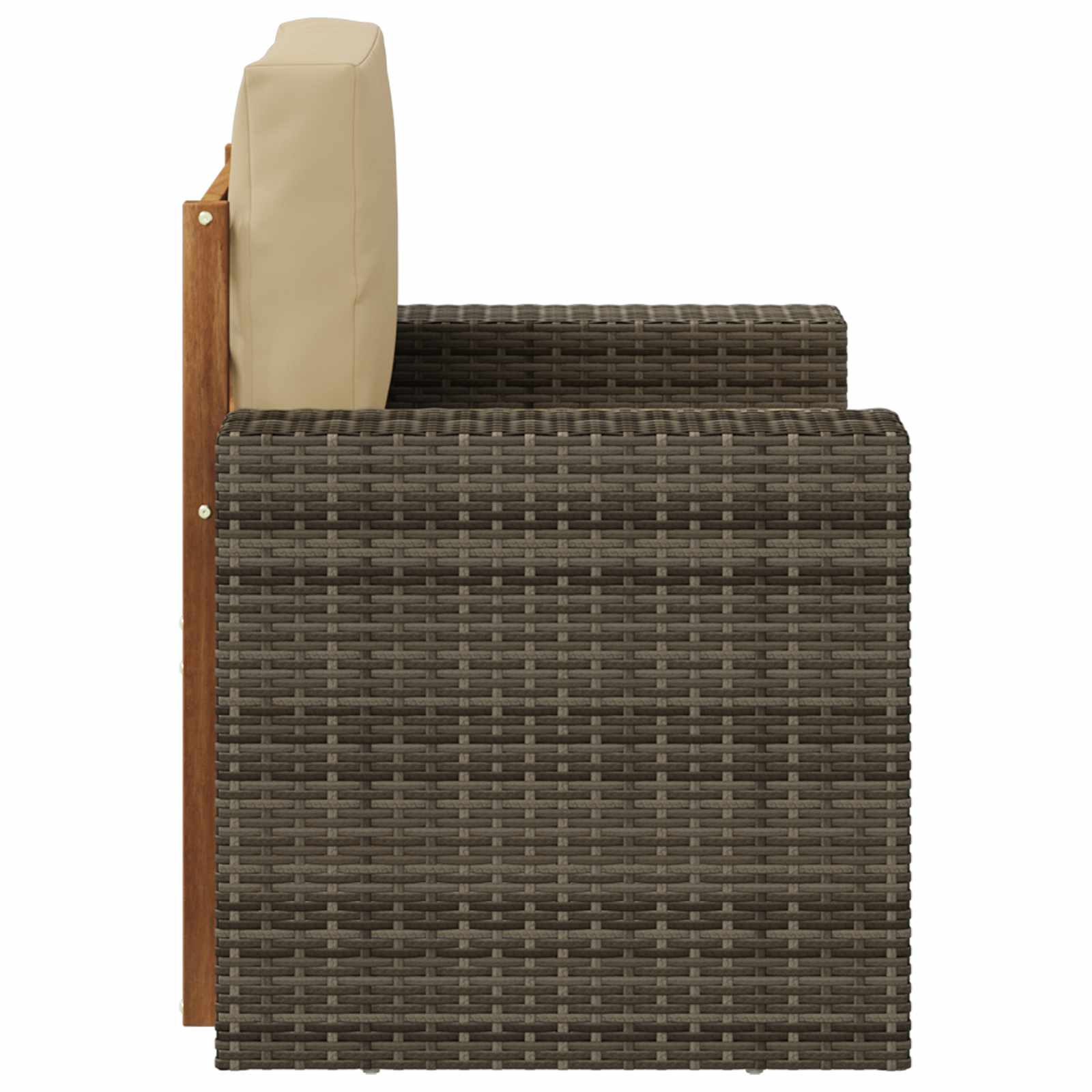 Buiten Midden Sofa Massief Acaciahout Naturel image 4
