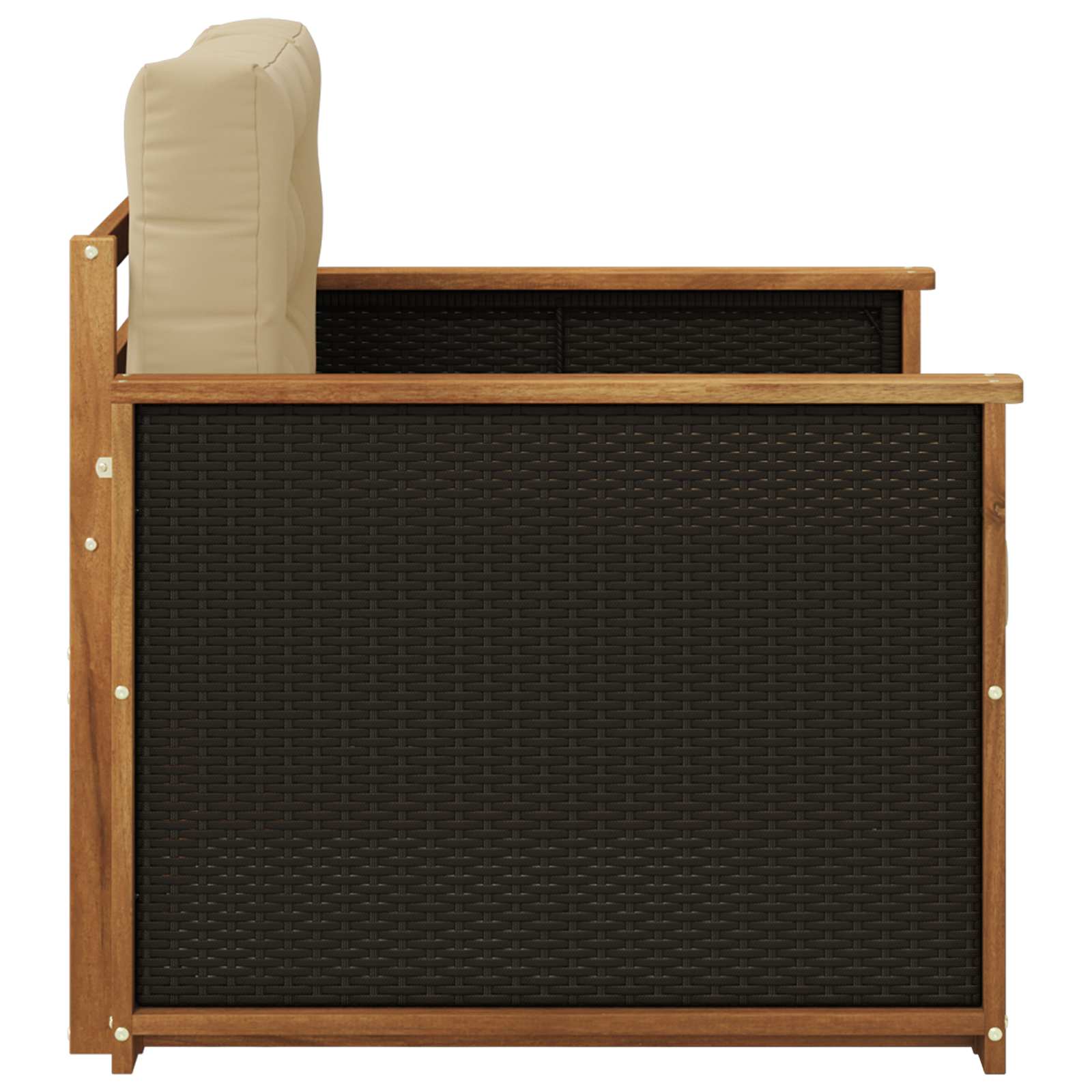 Buiten Midden Sofa Massief Acaciahout Naturel image 4