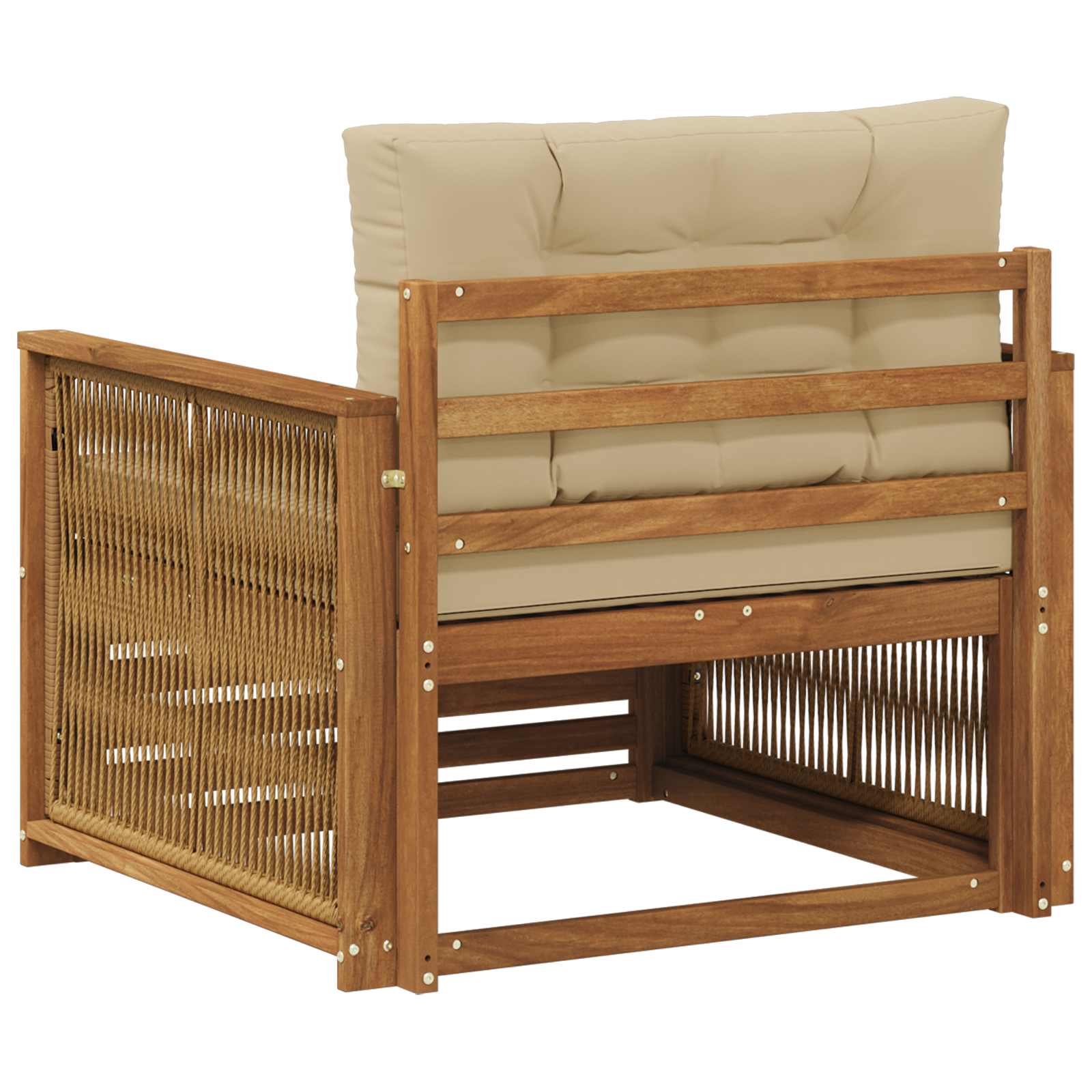 Buiten Midden Sofa Massief Acaciahout Naturel image 5
