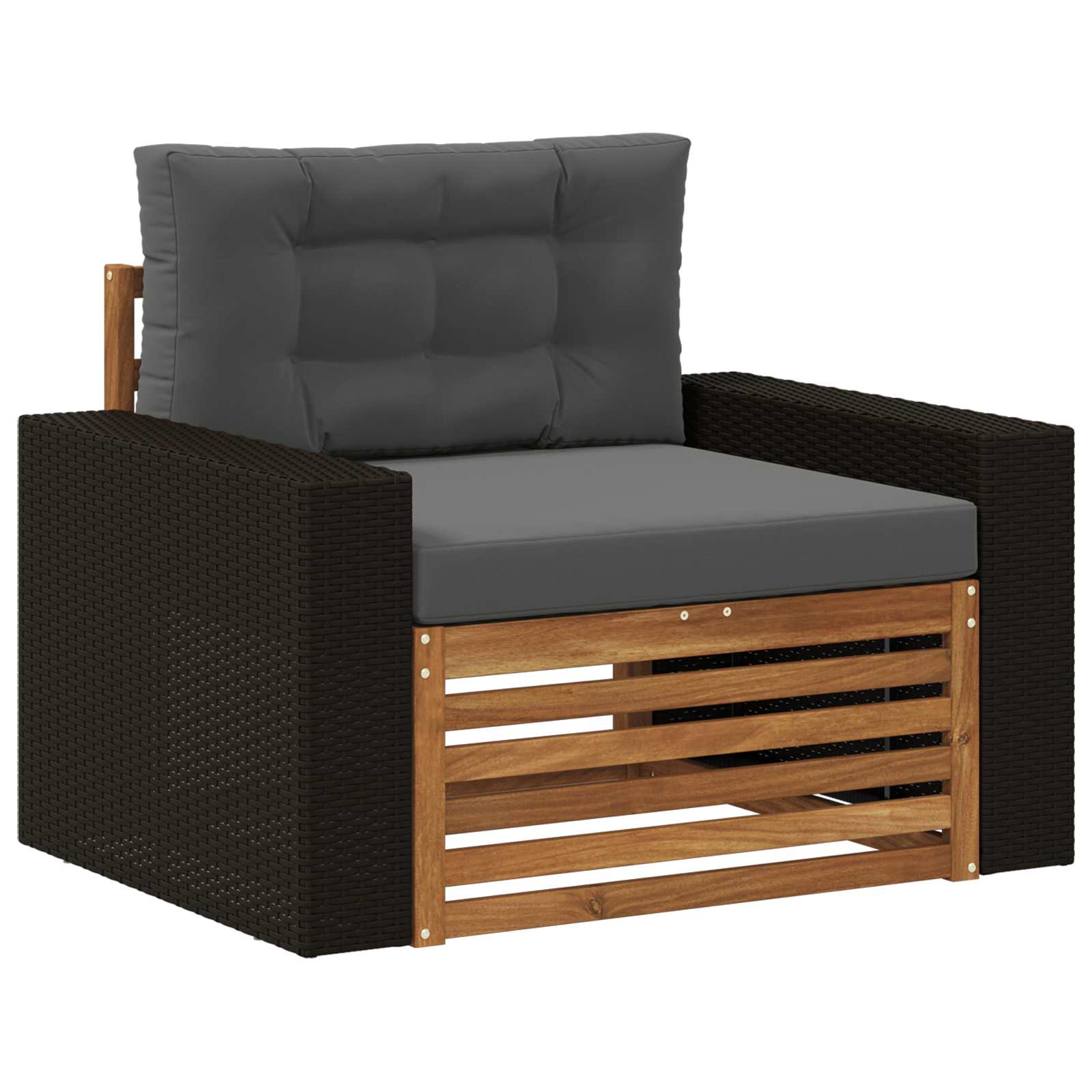 Buiten Midden Sofa Massief Acaciahout Naturel image 2