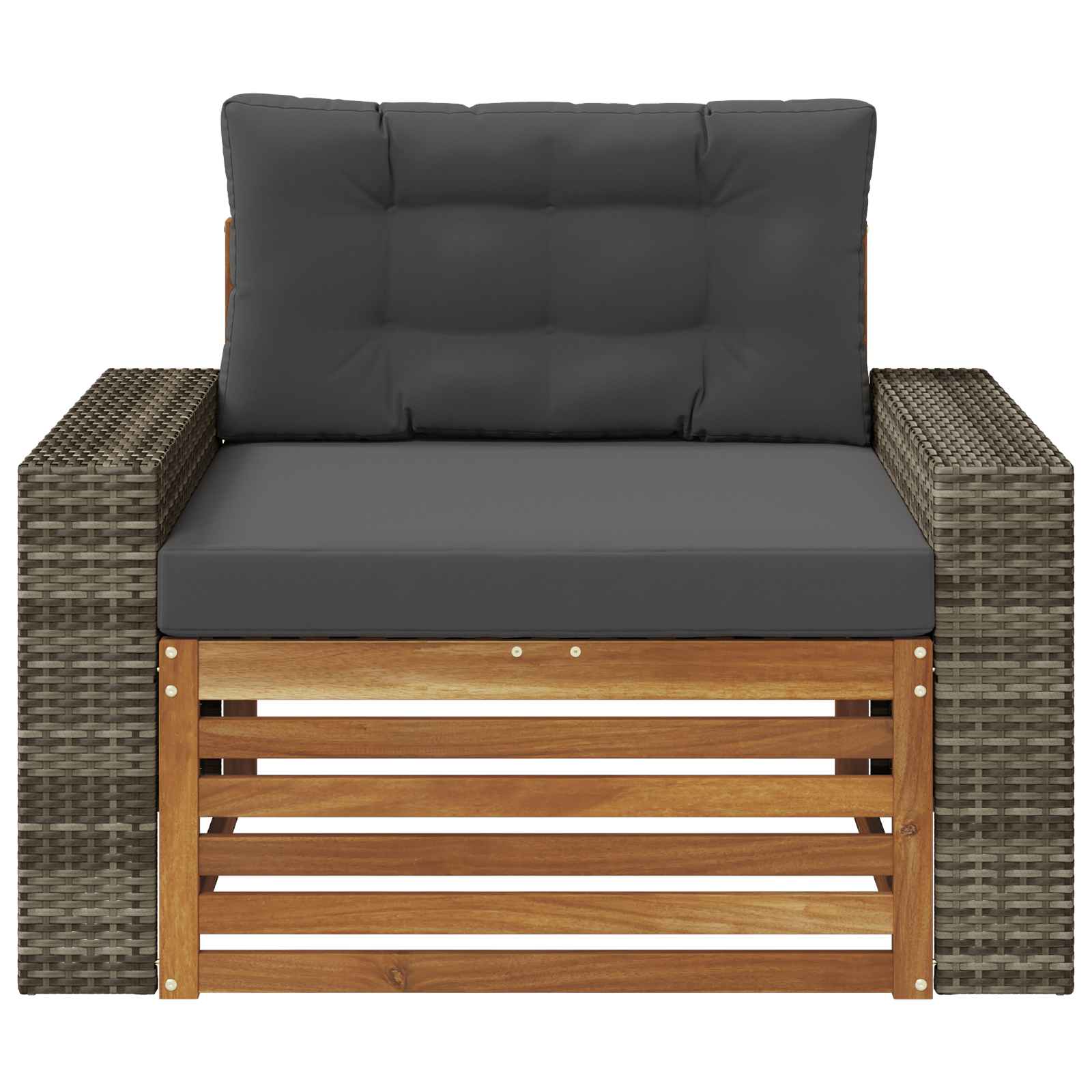 Buiten Midden Sofa Massief Acaciahout Naturel image 3
