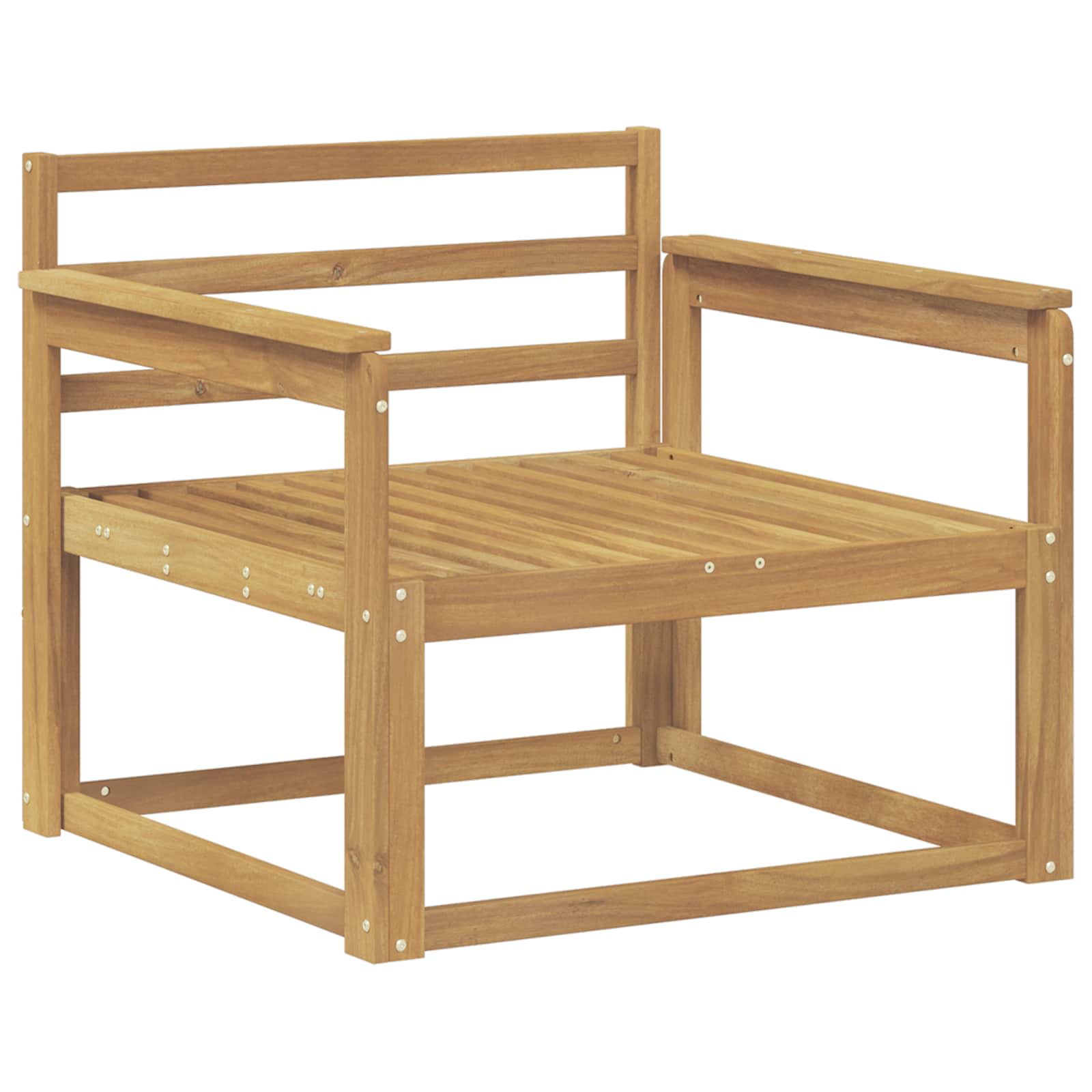 Buiten Midden Sofa Massief Acaciahout Wit image 2