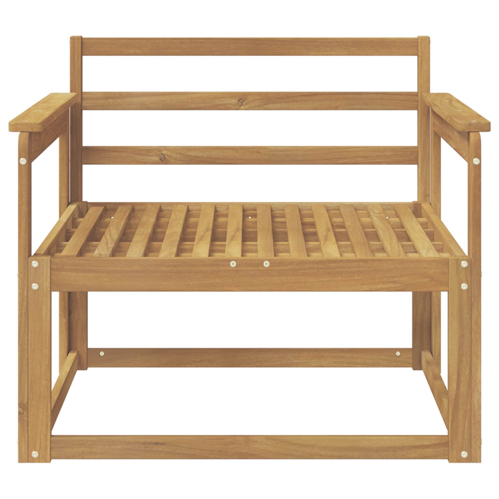 Buiten Midden Sofa Massief Acaciahout Wit image 3