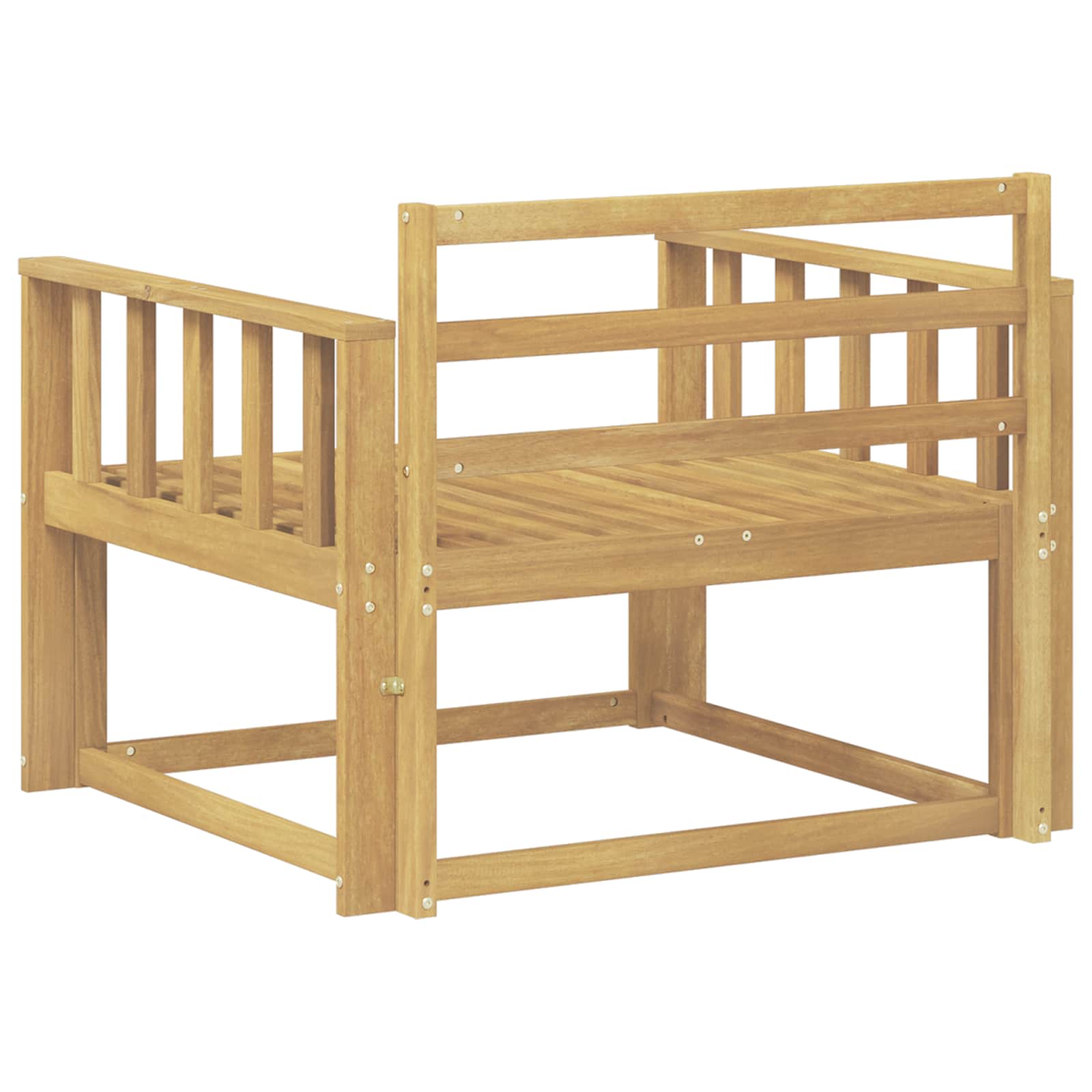Buiten Midden Sofa Massief Acaciahout Wit image 5