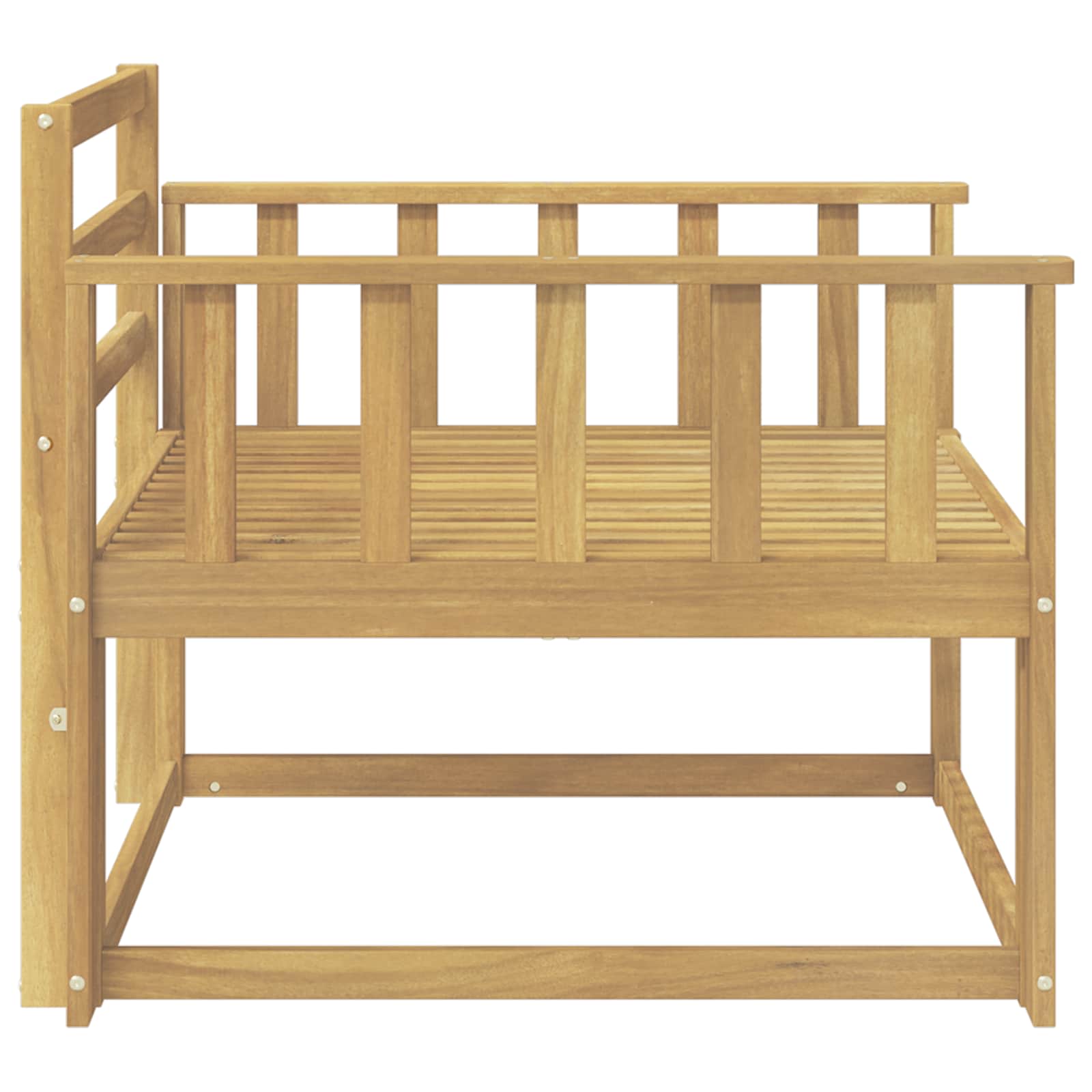 Buiten Midden Sofa Massief Acaciahout Wit image 4