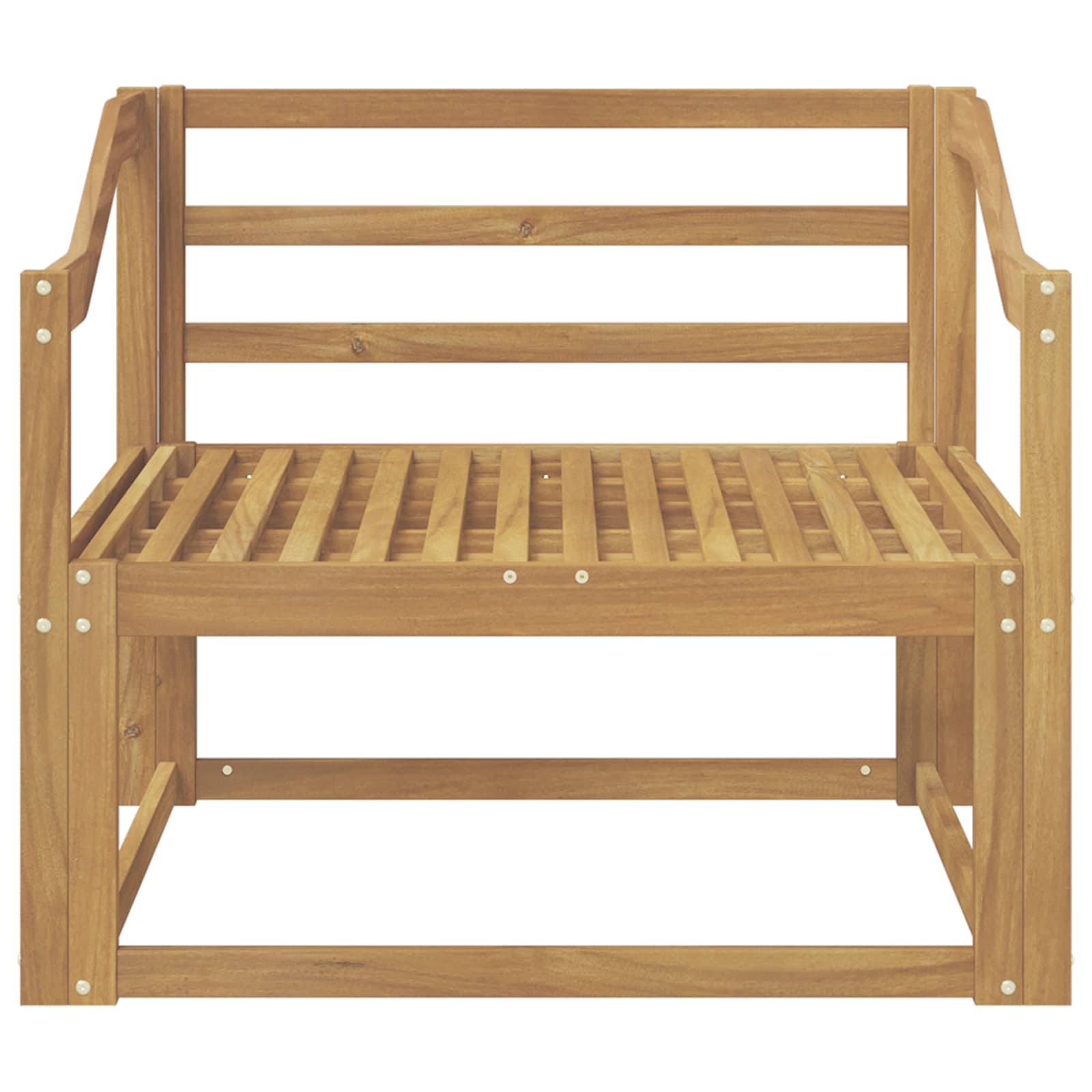 Buiten Midden Sofa Massief Acaciahout Wit image 3