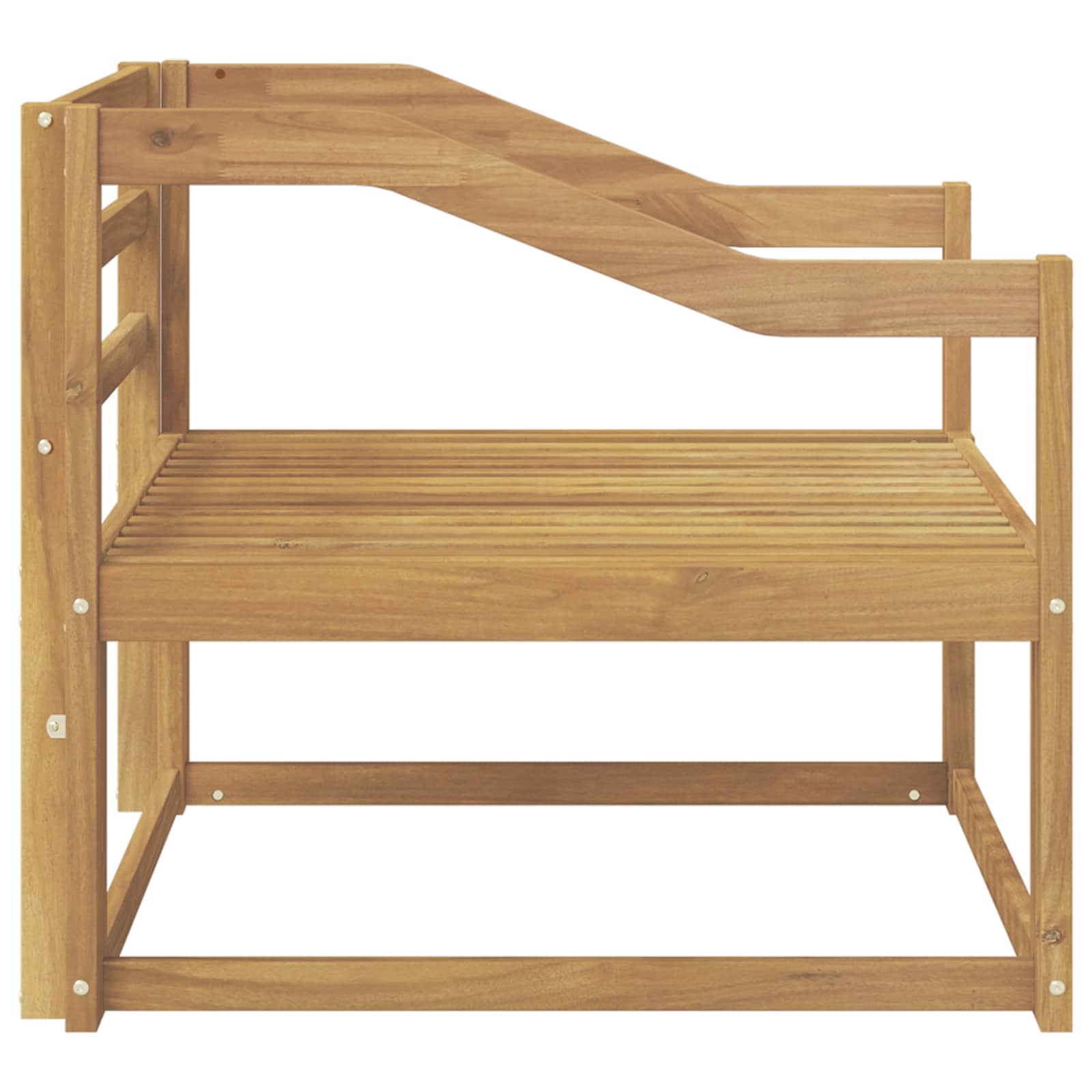 Buiten Midden Sofa Massief Acaciahout Wit image 4