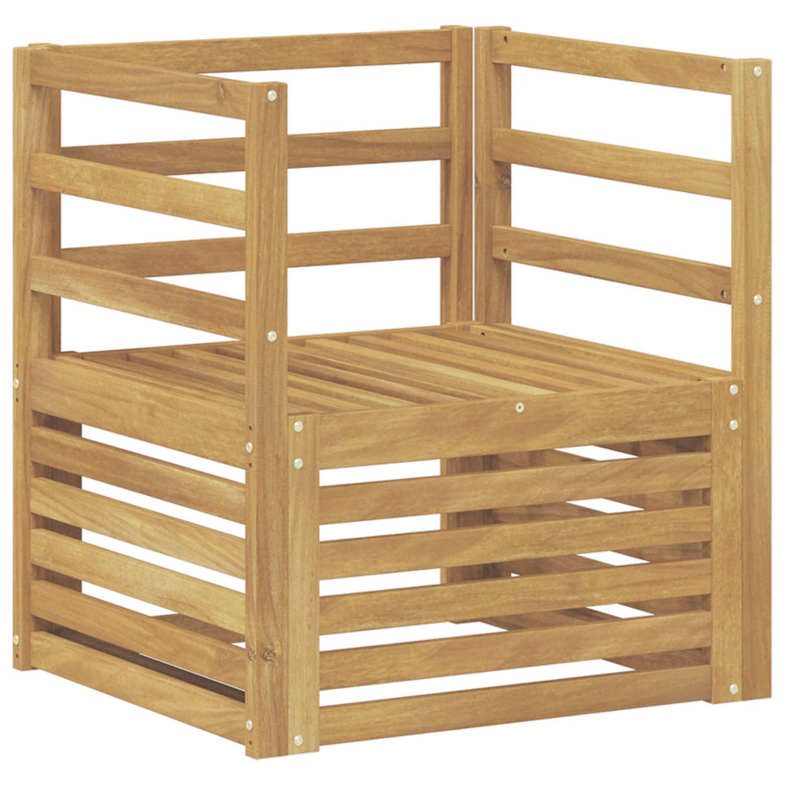 Tuinbank Massief Acaciahout Wit image 2