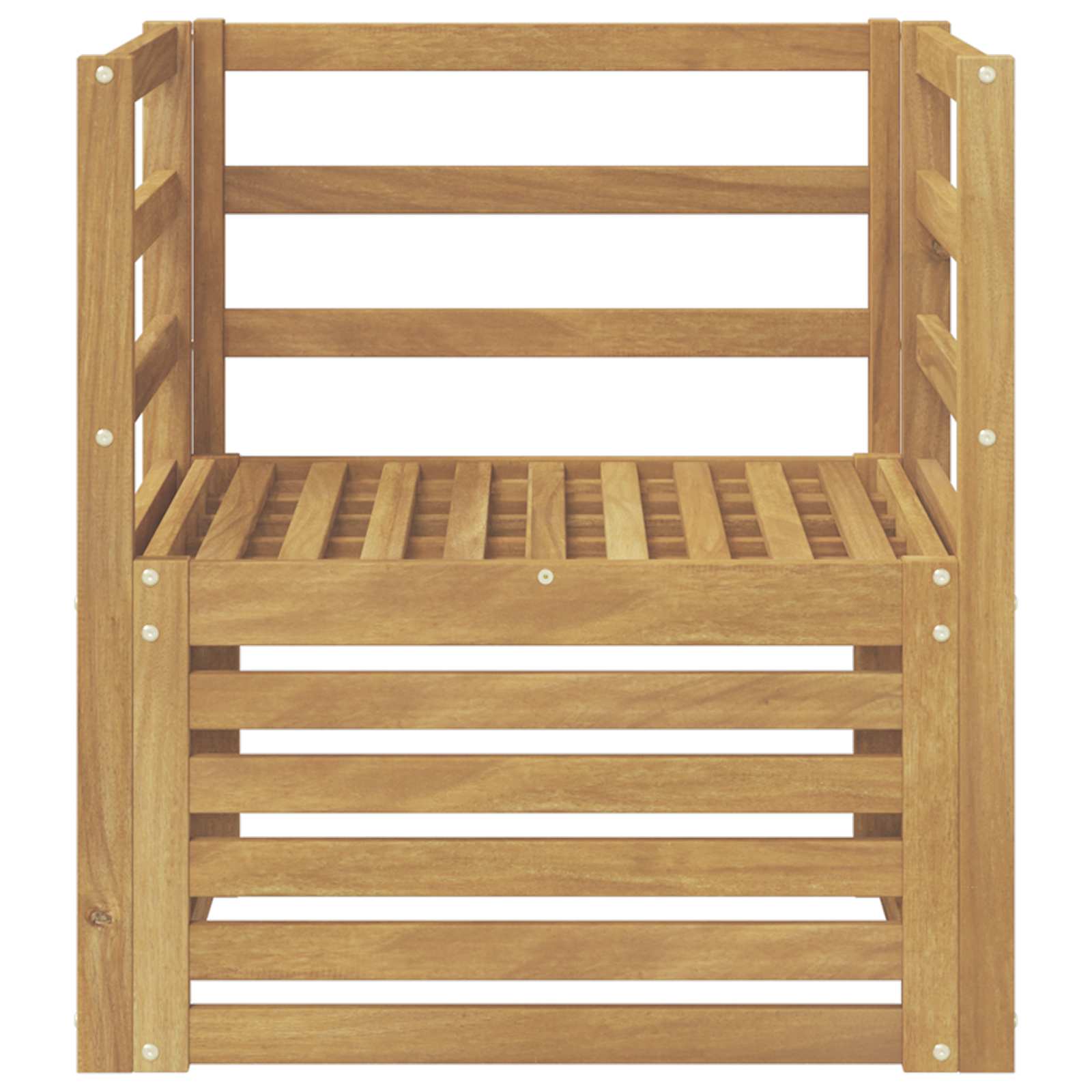 Tuinbank Massief Acaciahout Wit image 3