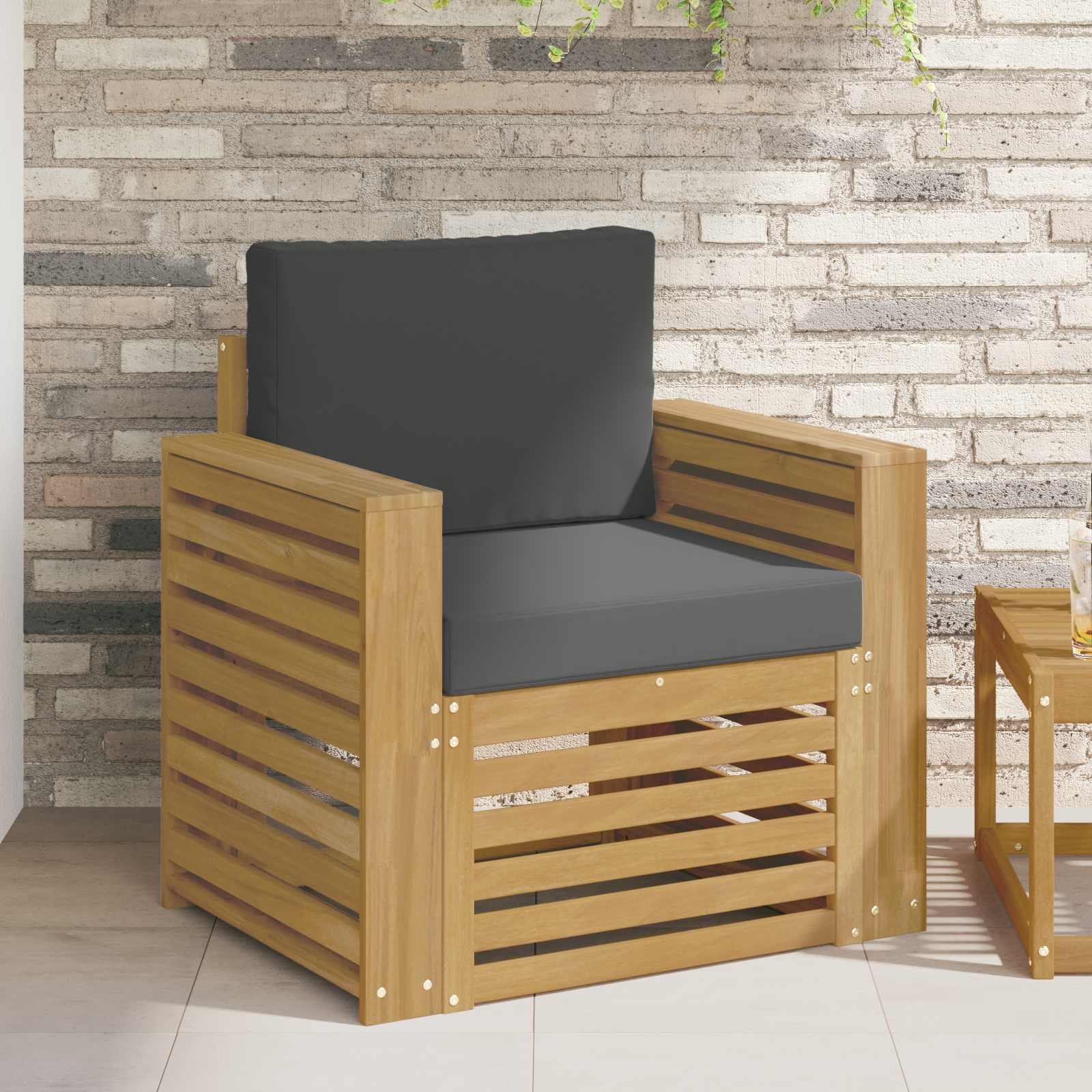 vidaXL Set de canapele de exterior Poliester Alb