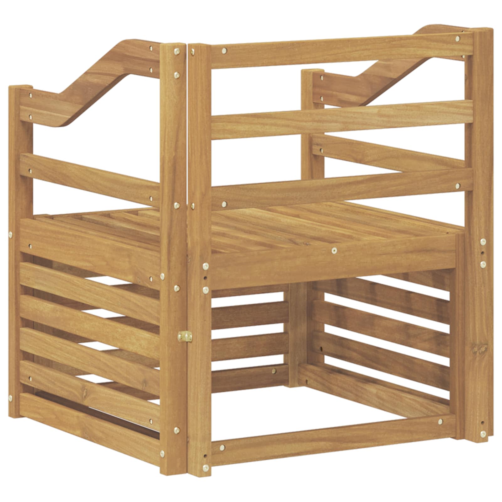 Tuinbank Massief Acaciahout Wit image 5