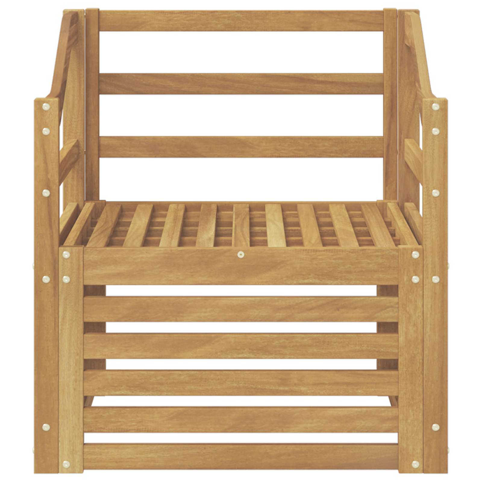 Tuinbank Massief Acaciahout Wit image 3