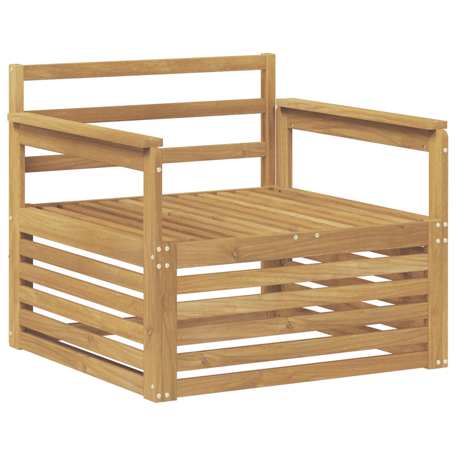 Tuinbank Massief Acaciahout Wit image 2