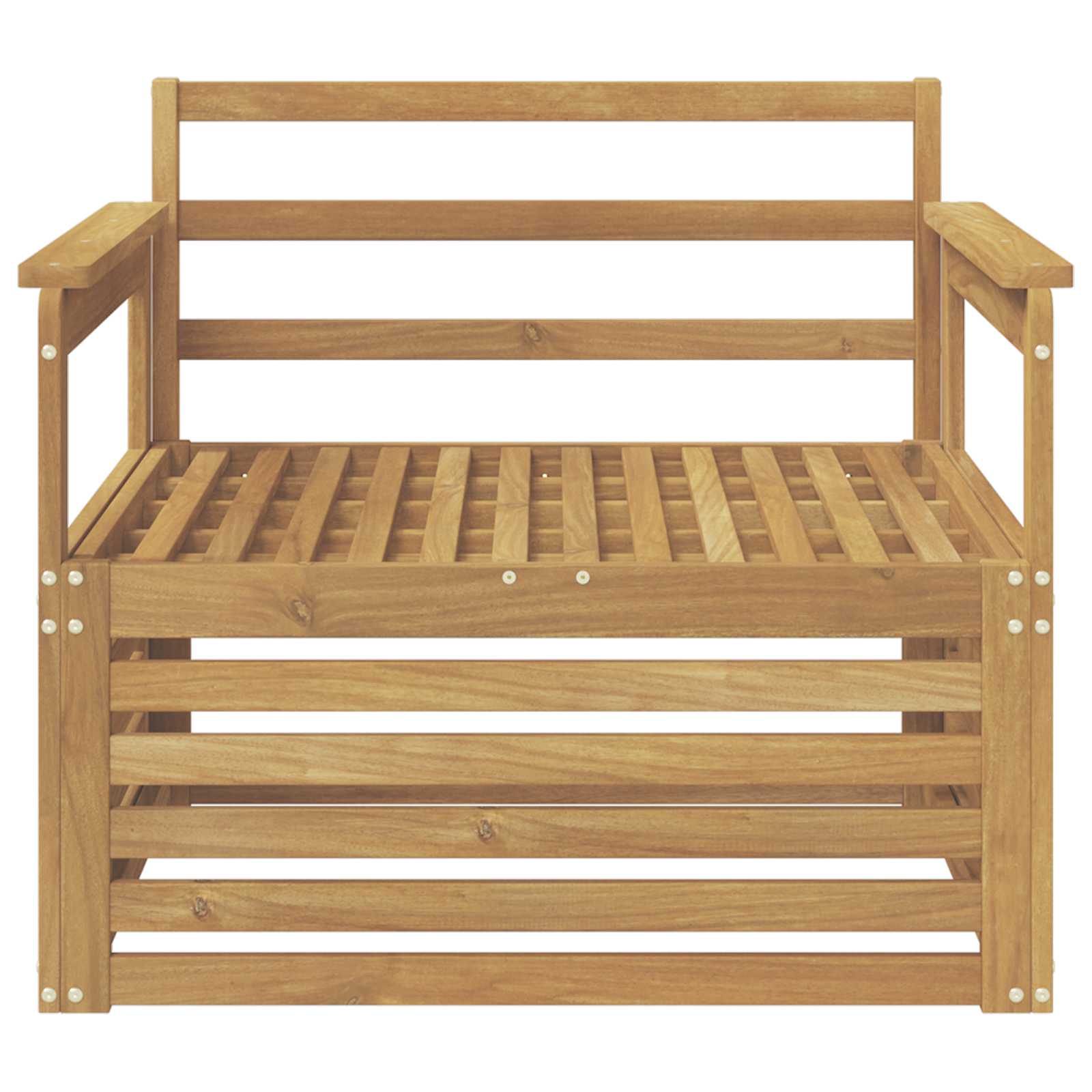 Tuinbank Massief Acaciahout Wit image 3