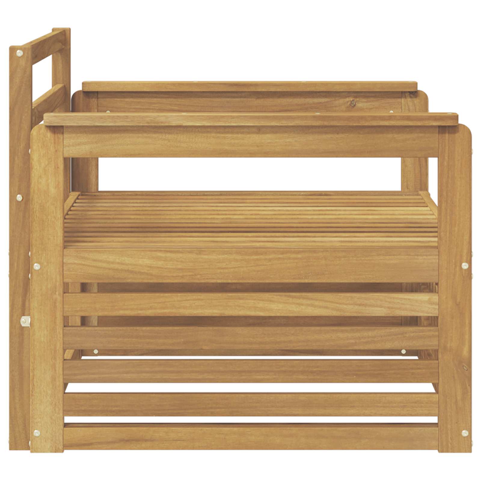 Tuinbank Massief Acaciahout Wit image 4