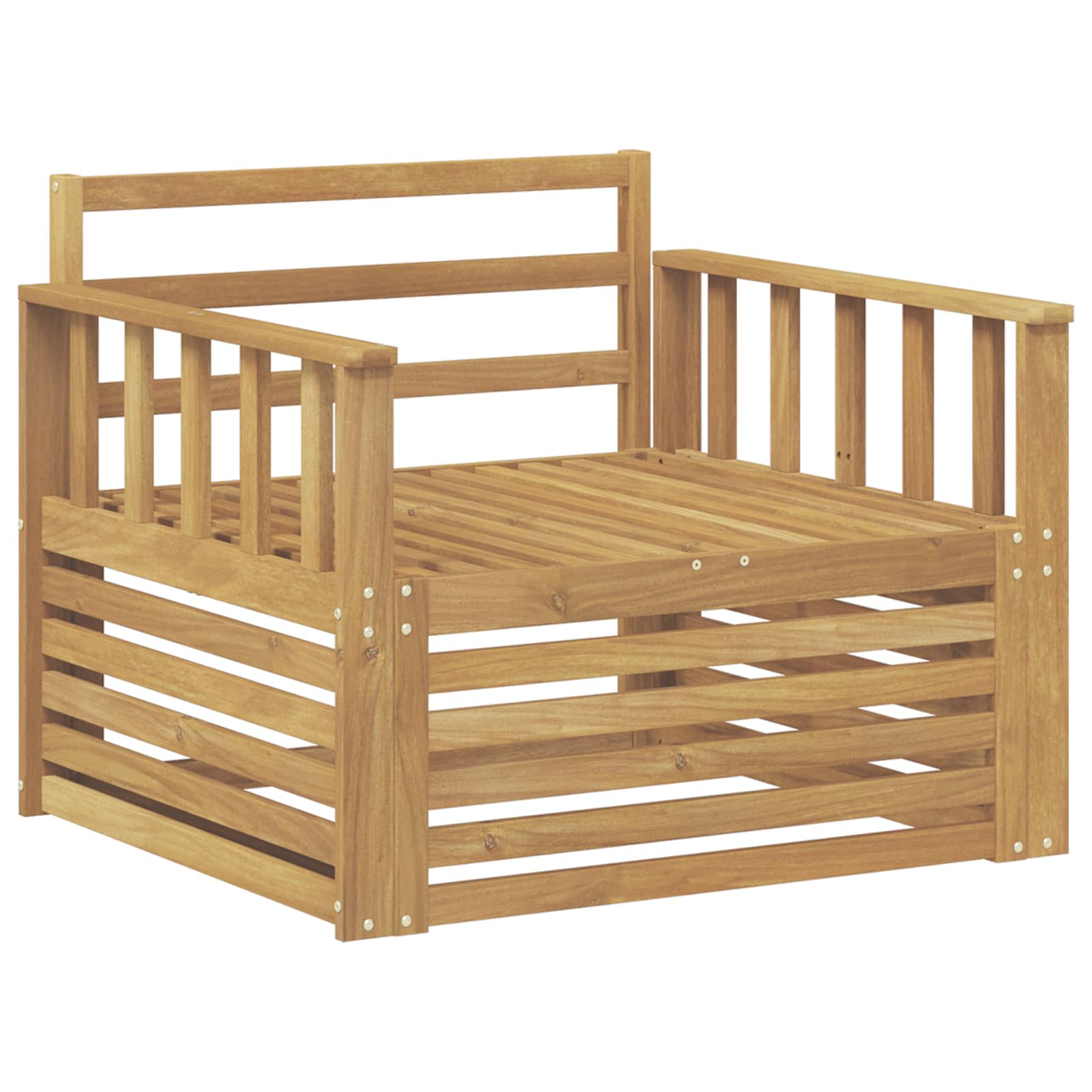 Tuinbank Massief Acaciahout Wit image 2