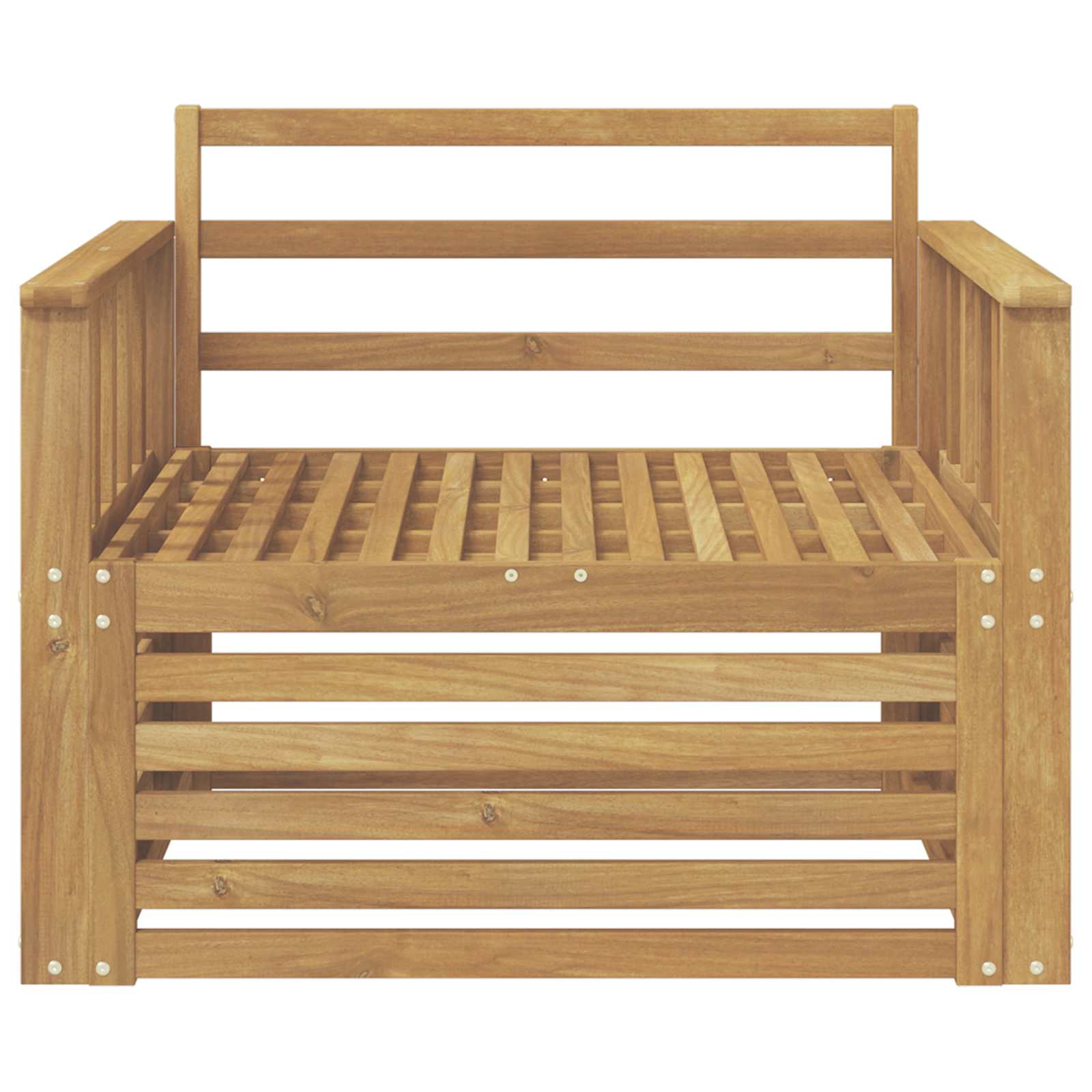 Tuinbank Massief Acaciahout Wit image 3