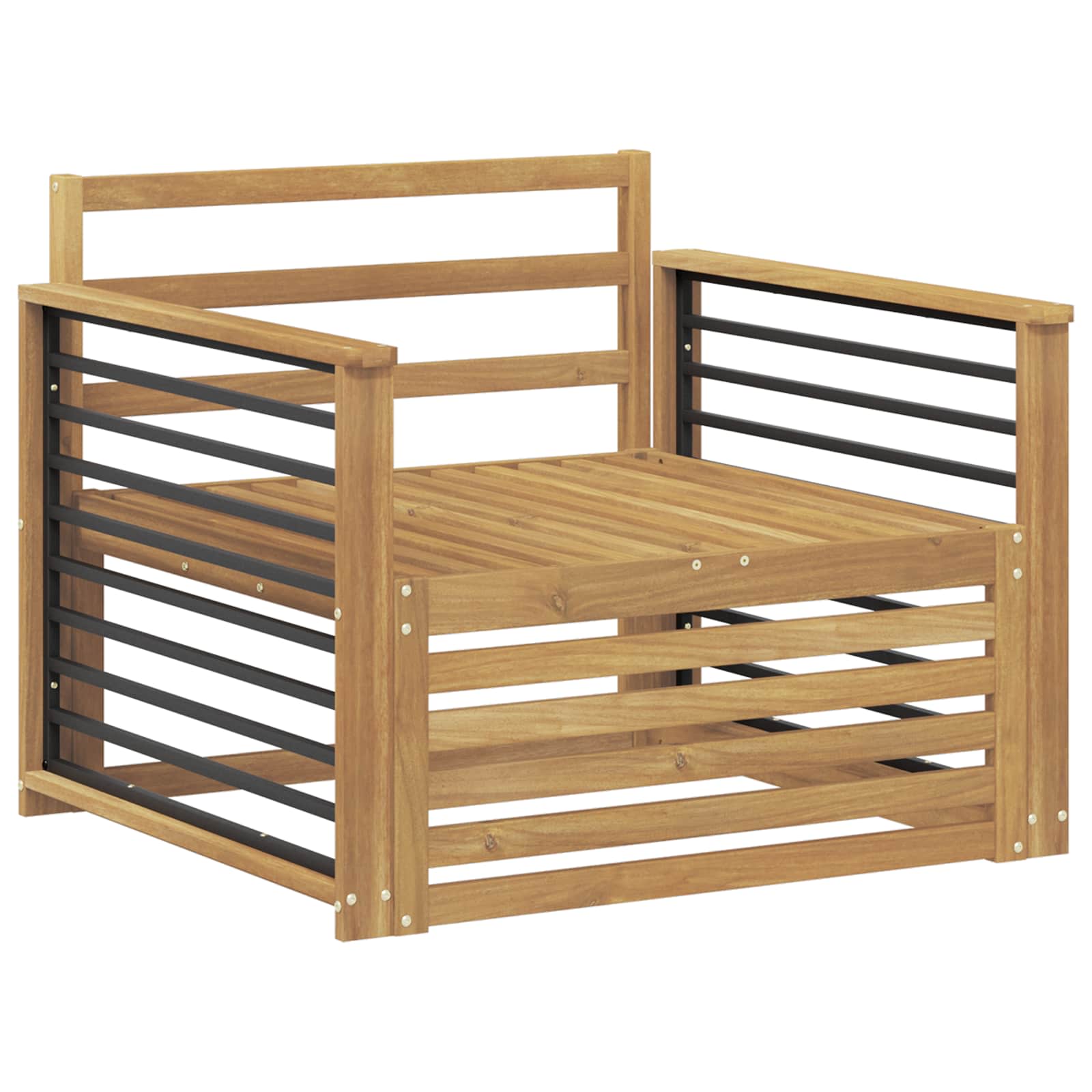 Tuinbank Massief Acaciahout Wit image 2