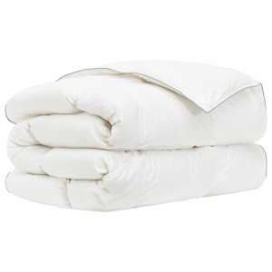 vidaXL Suletekk FULDA 140 x 200 cm Talv 300 GSM 90% Hanesule Valge