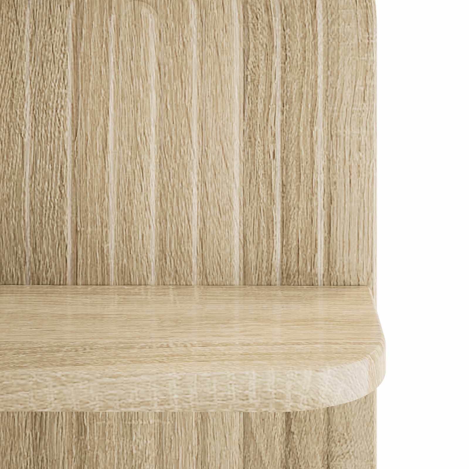 Stenska polica 2 kos Sonoma hrast 23 x 13.5 x 37.5 cm
