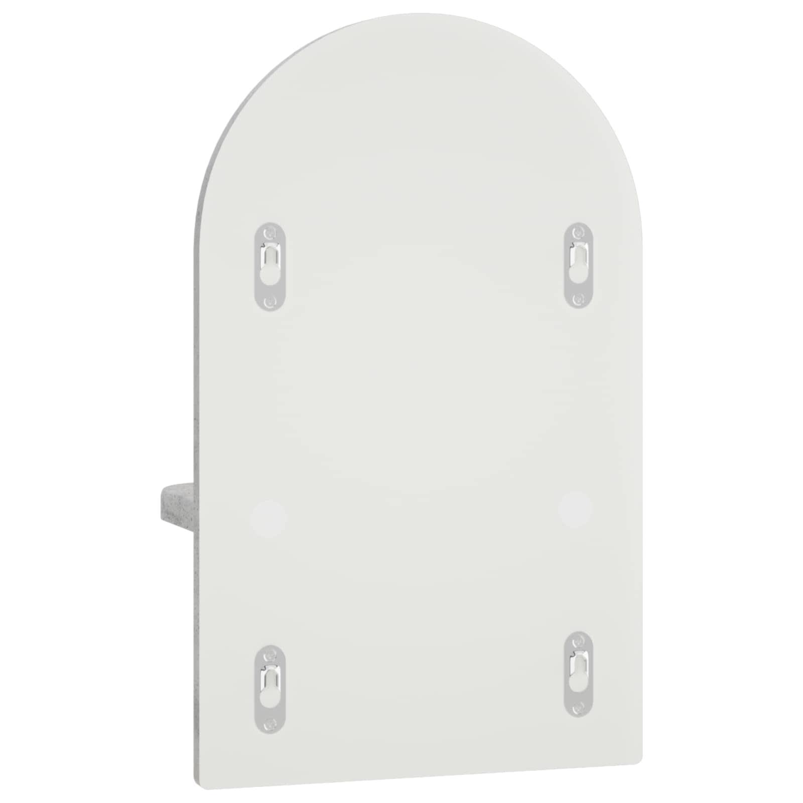 Stenska polica 2 kos Betonsko siva 23 x 13.5 x 37.5 cm