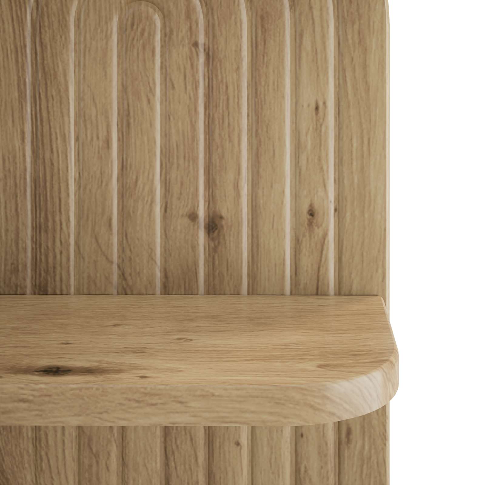 Stenska polica 2 kos Artisan hrast 23 x 13,5 x 37,5 cm