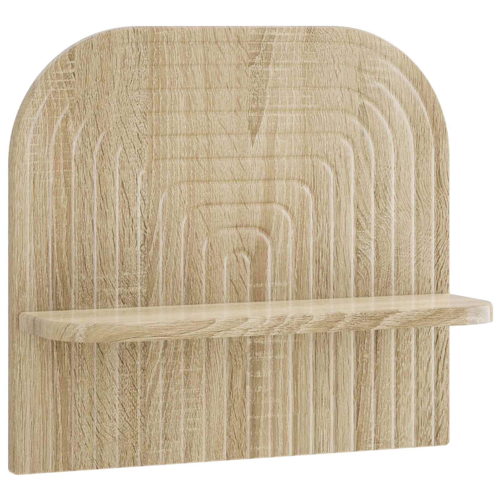 vidaXL - Wandplank - 2 - st - Sonoma - Eiken - 41 - x - 13,5 - x - 37,5 - cm - Bewerkt - hout
