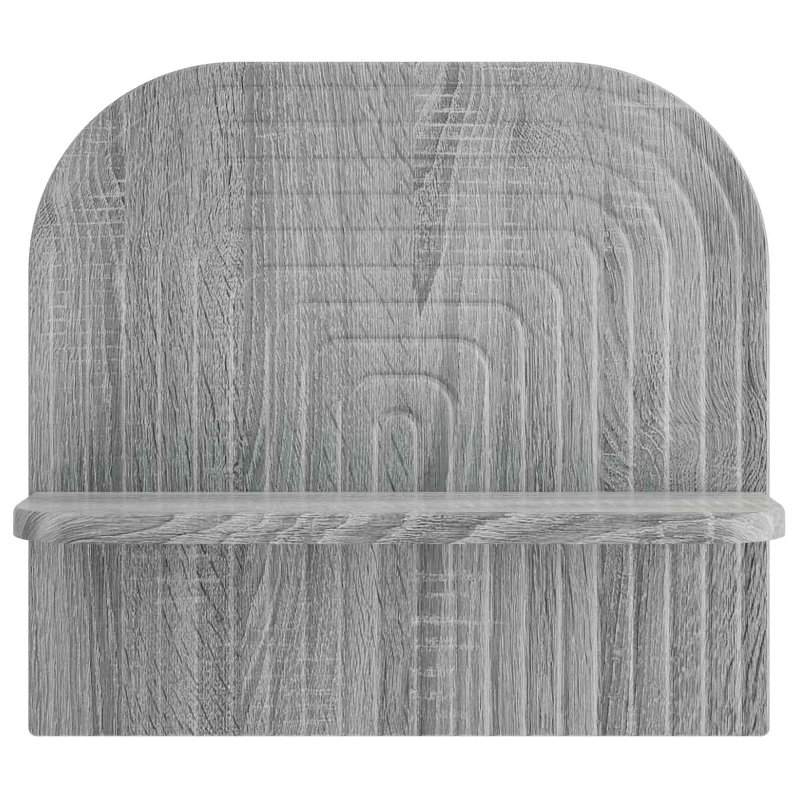 vidaXL Wandplank 2 st Grijs Sonoma 41 x 13.5 x 37.5 cm Bewerkt hout, foto 4