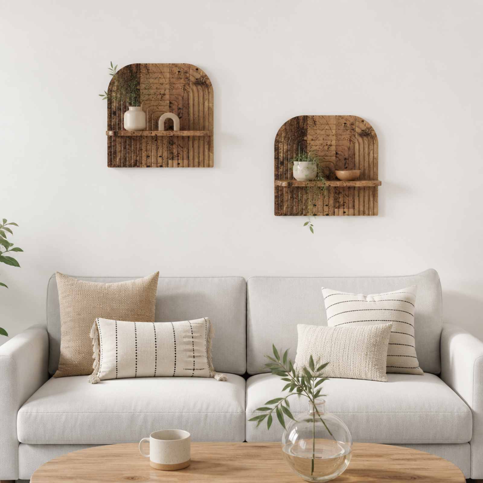 Wandplank 2 st Oud hout 41 x 13,5 x 37,5 cm Bewerkt hout