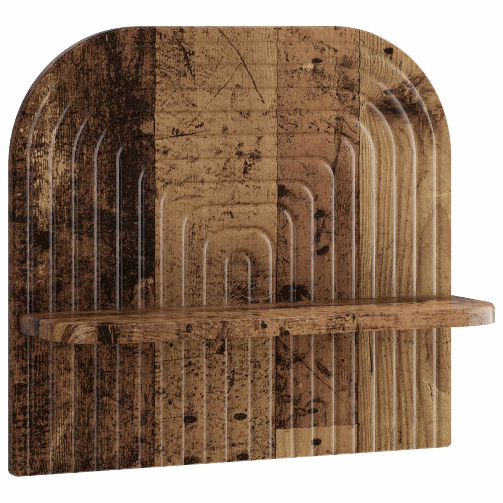 vidaXL - Wandplank - 2 - st - Oud - hout - 41 - x - 13,5 - x - 37,5 - cm - Bewerkt - hout
