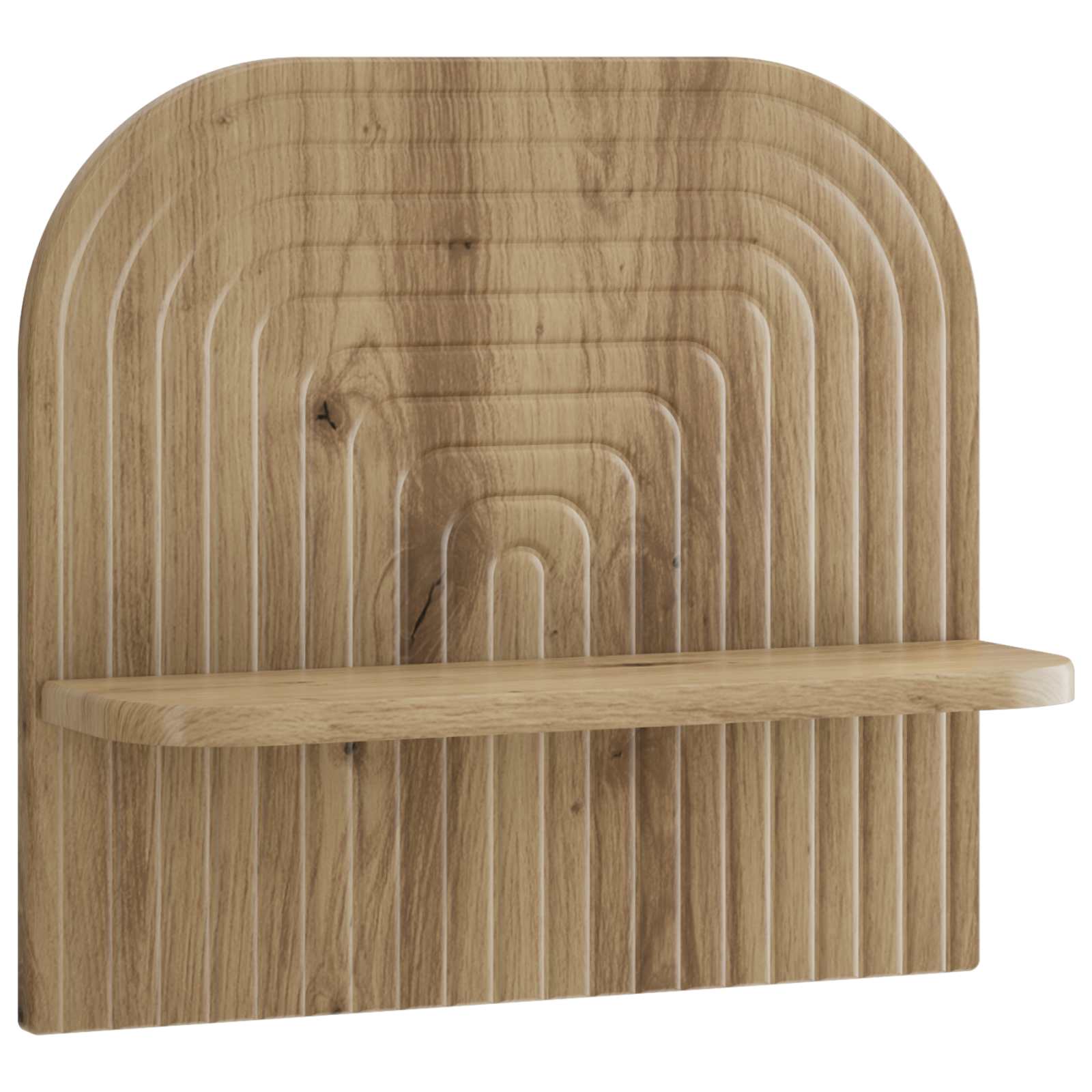 vidaXL - Wandplank - 2 - st - Artisanaal - eiken - 41 - x - 13,5 - x - 37,5 - cm