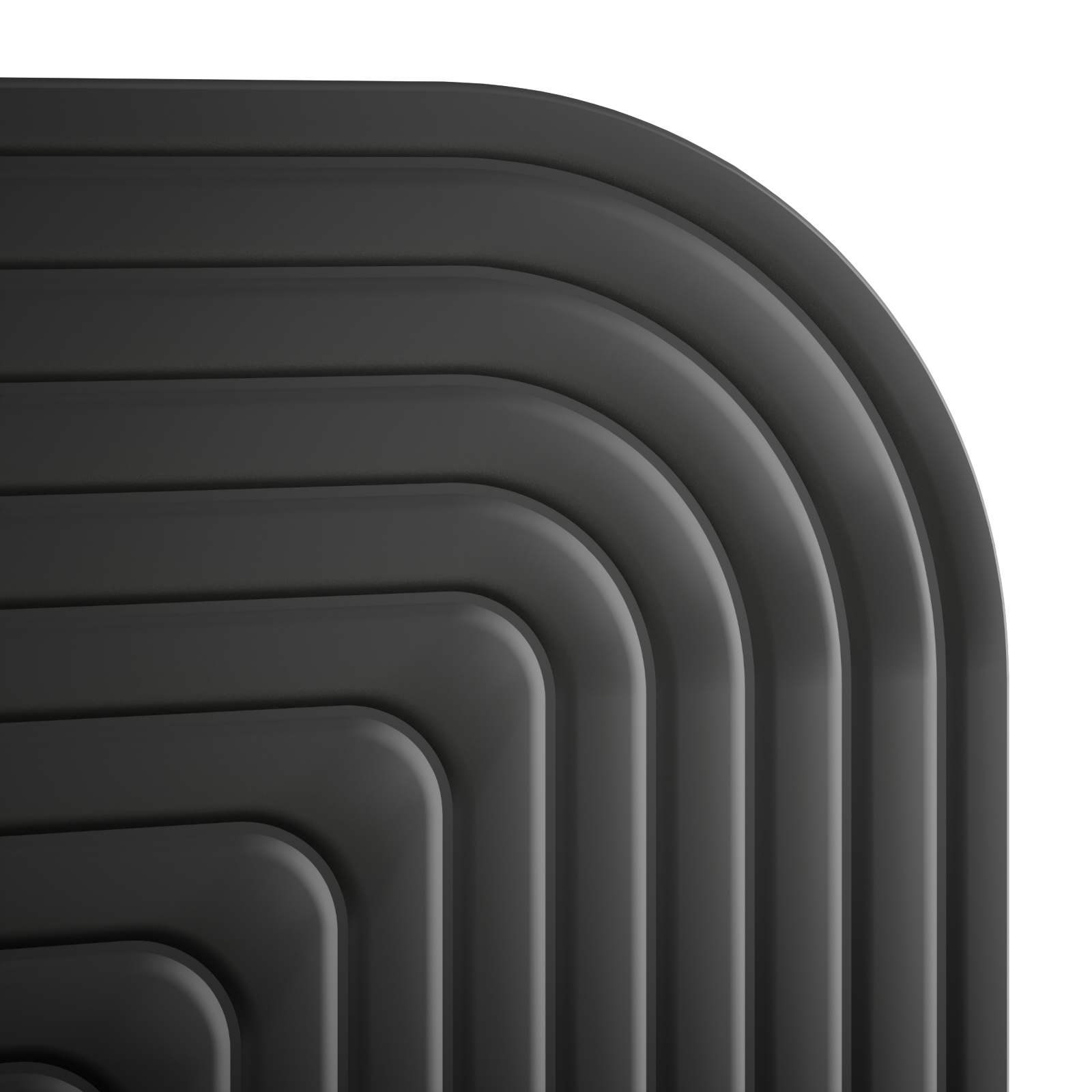 Stenska polica 2 kos Črna 60 x 13,5 x 37,5 cm Inženirski les