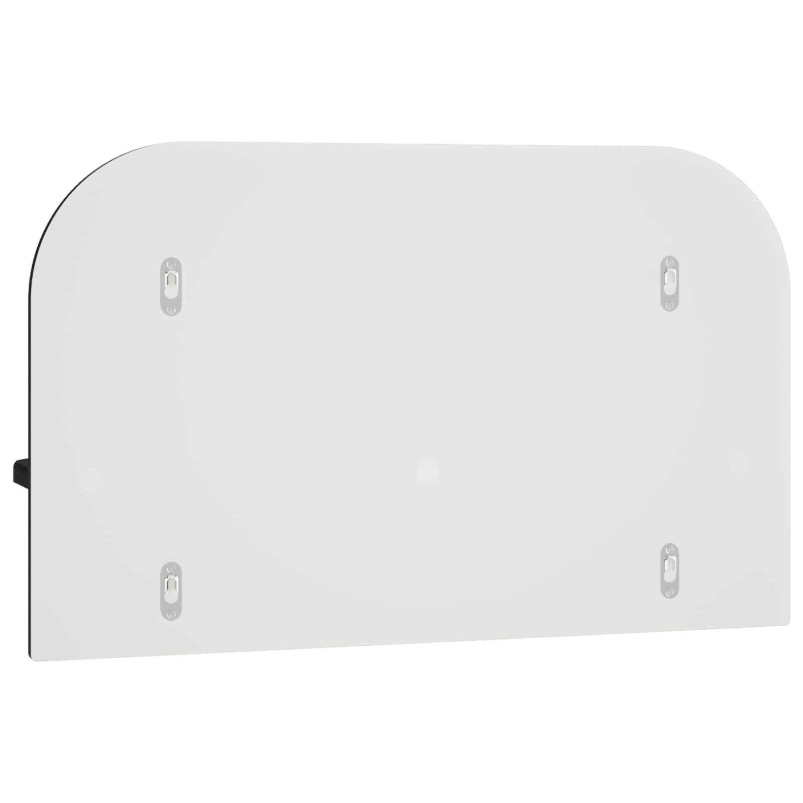 Stenska polica 2 kos Črna 60 x 13,5 x 37,5 cm Inženirski les