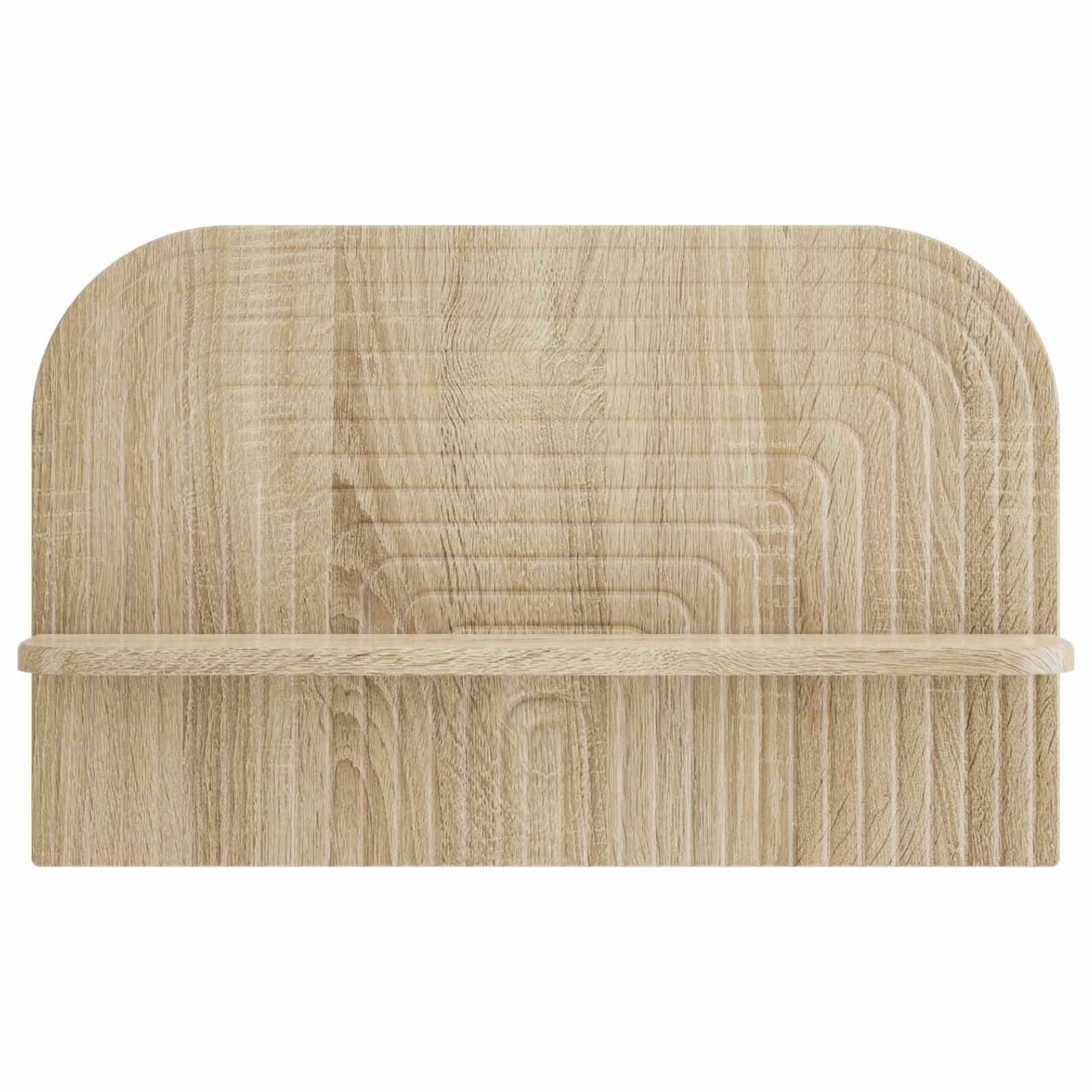Stenska polica 2 kos Sonoma hrast 60 x 13.5 x 37.5 cm