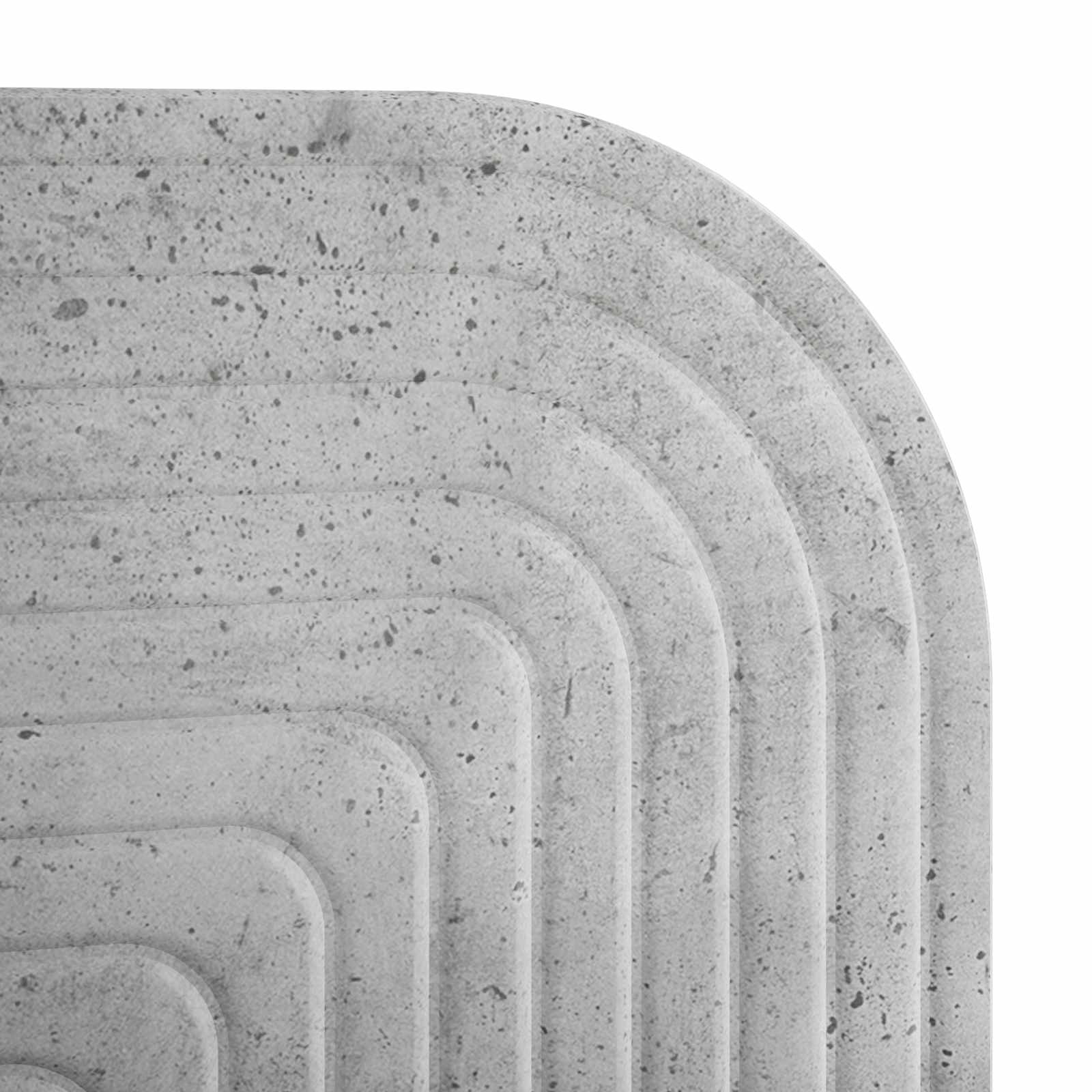 Stenska polica 2 kos Betonsko siva 60 x 13,5 x 37,5 cm