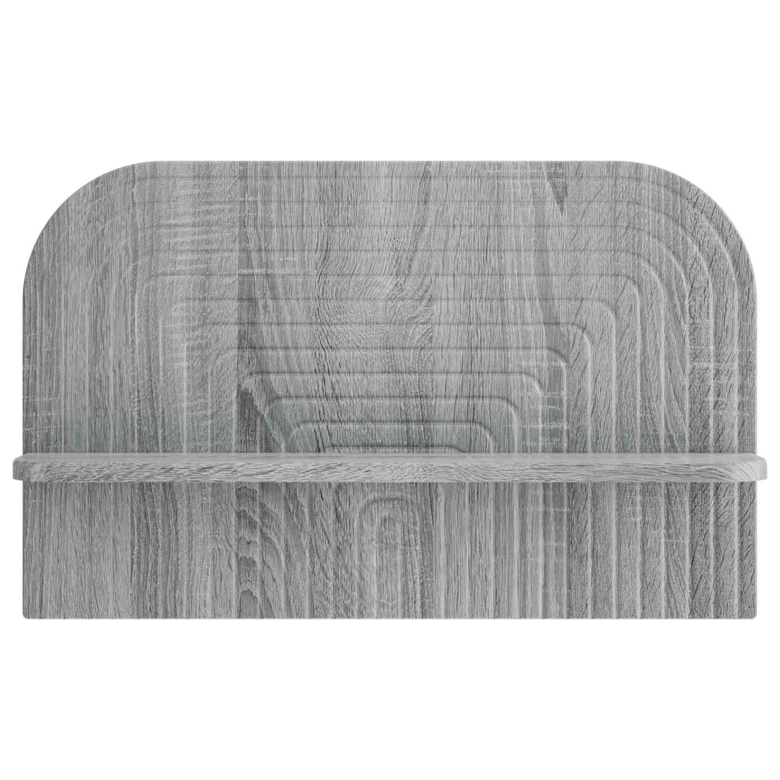 vidaXL Wandplank 2 st Grijs Sonoma 60 x 13.5 x 37.5 cm Bewerkt hout, foto 4