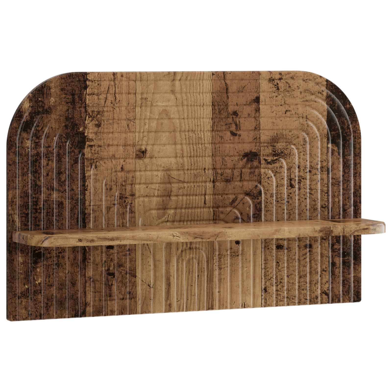 vidaXL - Wandplank - 2 - st - Oud - hout - 60 - x - 13,5 - x - 37,5 - cm - Bewerkt - hout