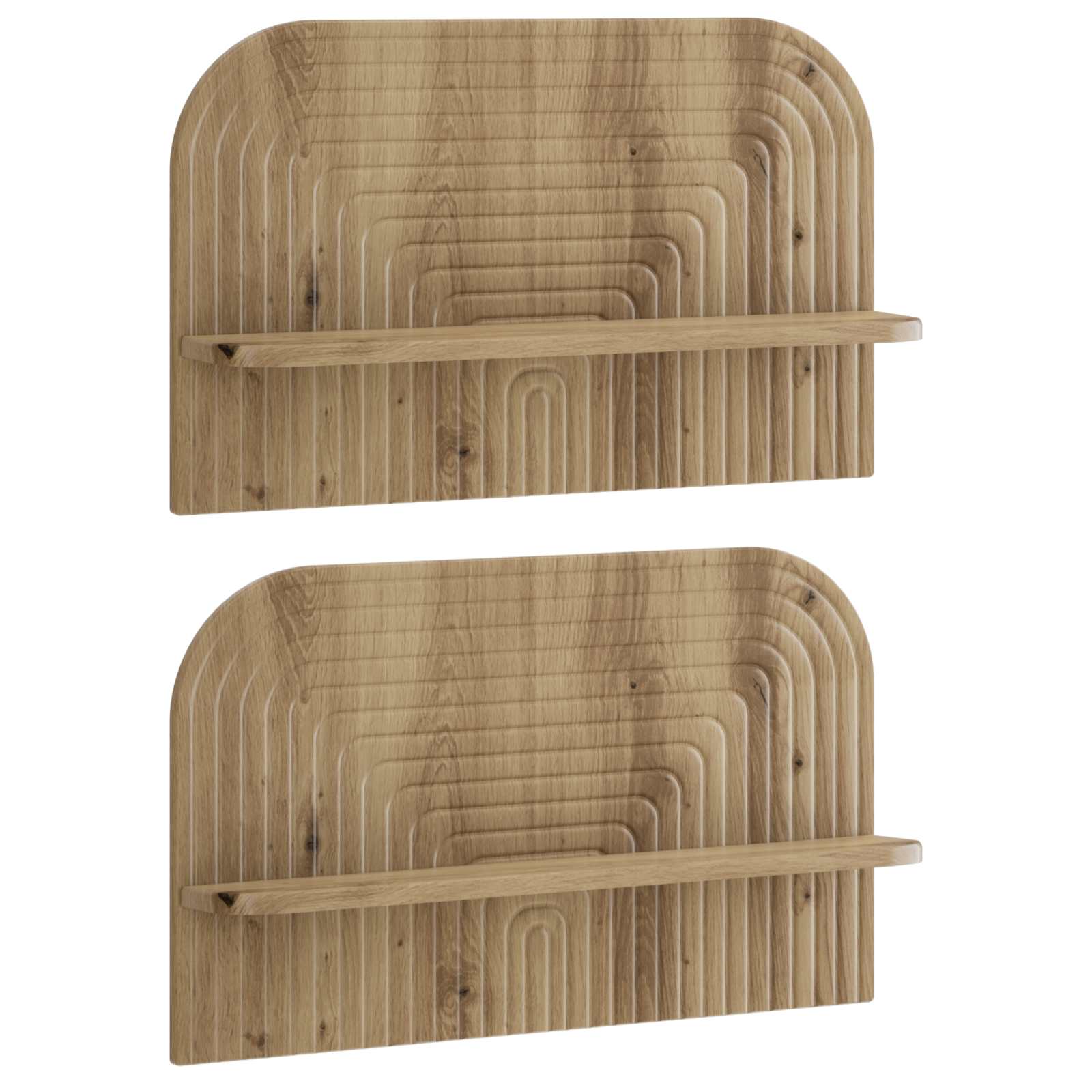 vidaXL Wandplank 2 st Artisan eiken 60 x 13,5 x 37,5 cm Bewerkt hout, foto 3