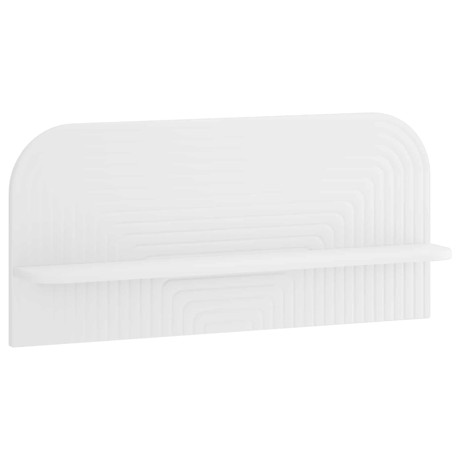 vidaXL - Wandplank - 2 - st - Wit - 80.5 - x - 13.5 - x - 37.5 - cm - Bewerkt - hout
