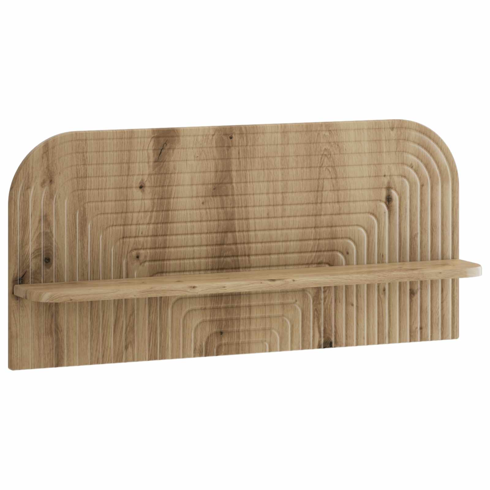 vidaXL - Wandplank - 2 - st - Artisanaal - eiken - 80.5 - x - 13.5 - x - 37.5 - cm