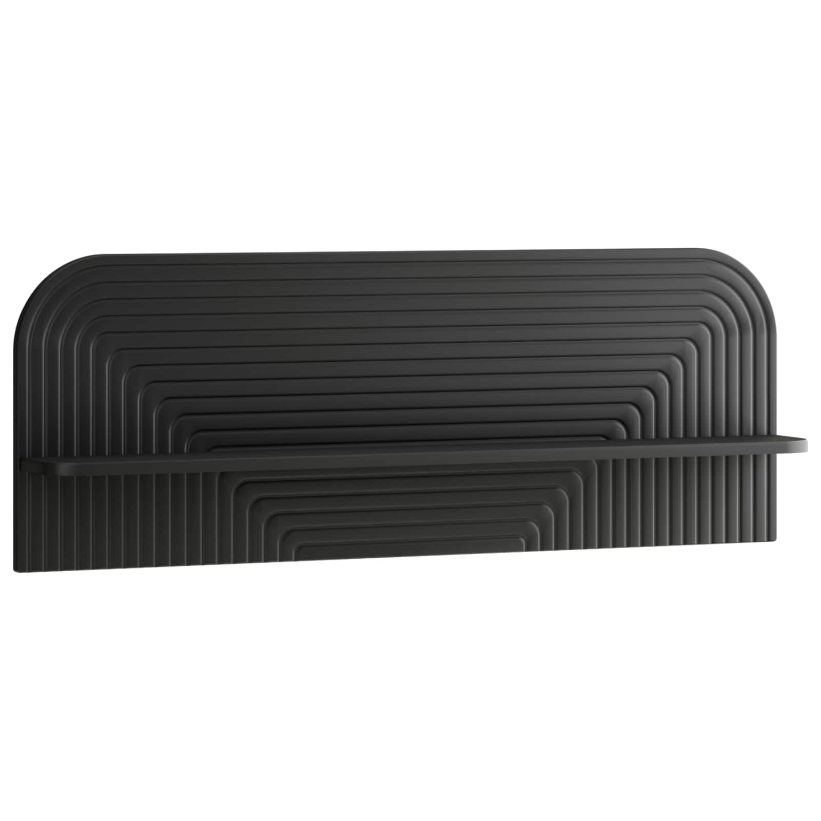 vidaXL Wandplank 2 st Zwart 102 x 13.5 x 37.5 cm Bewerkt hout, foto 2