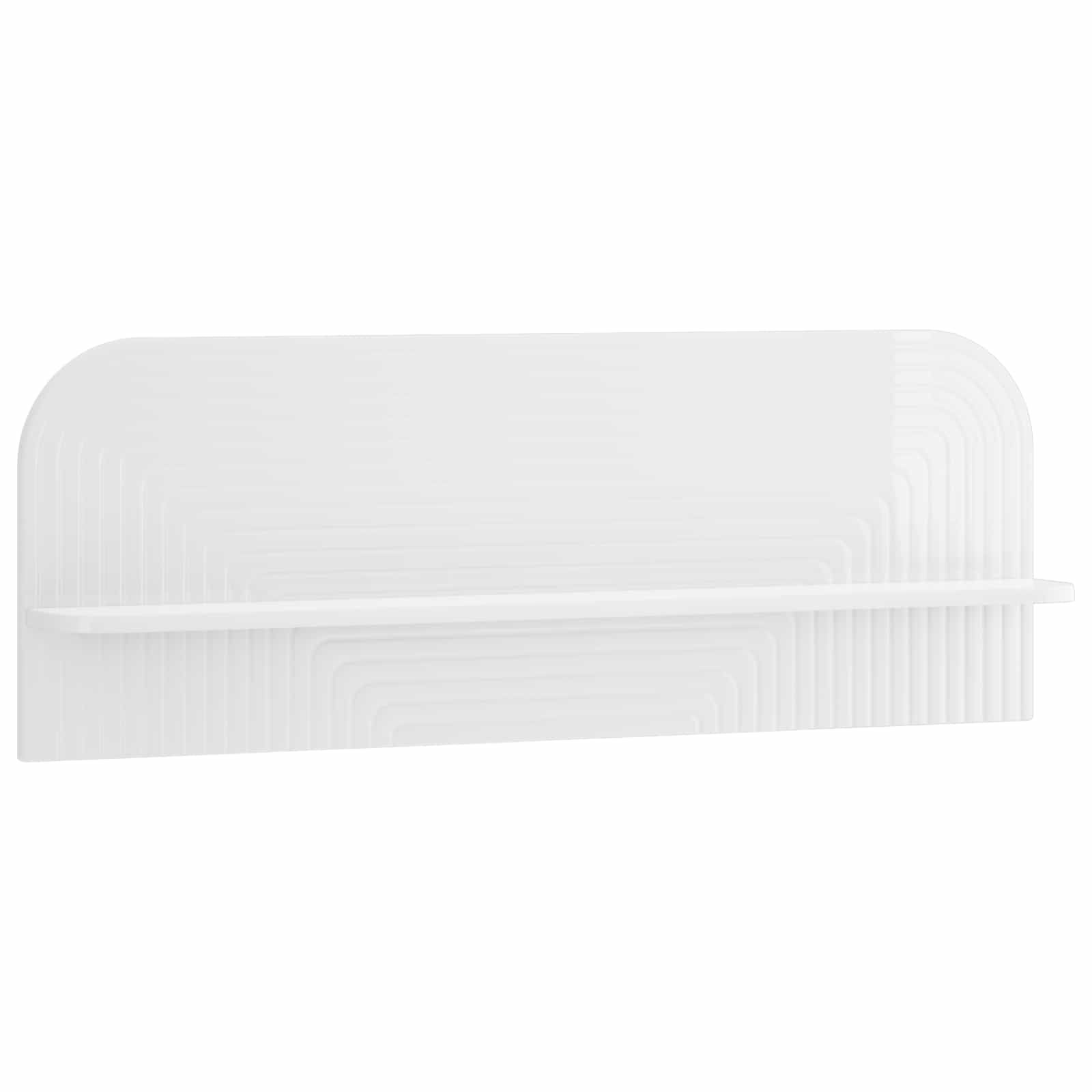 vidaXL Wandplank 2 st Hoogglans Wit 102 x 13,5 x 37,5 cm Bewerkt hout, foto 2