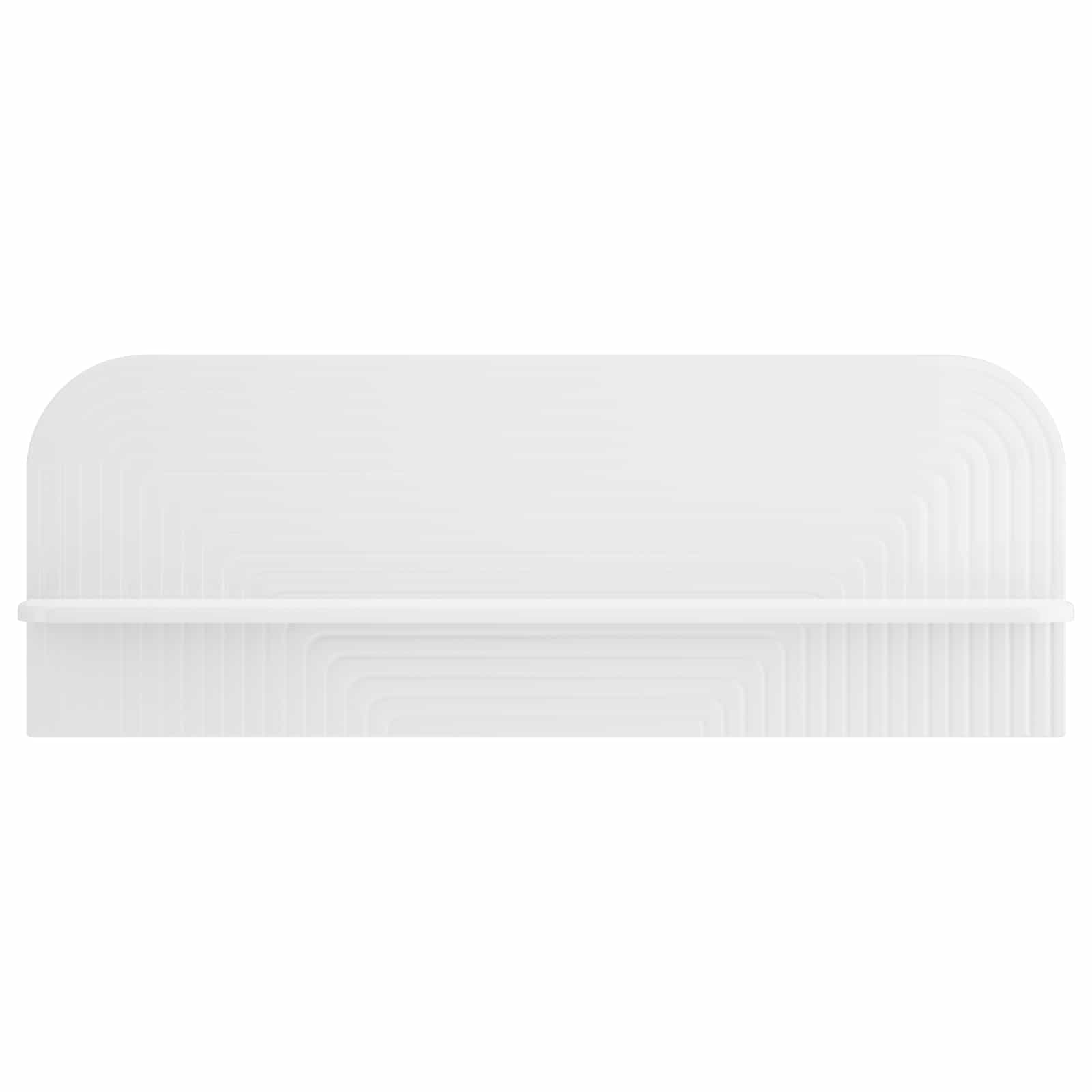 vidaXL Wandplank 2 st Hoogglans Wit 102 x 13,5 x 37,5 cm Bewerkt hout, foto 4