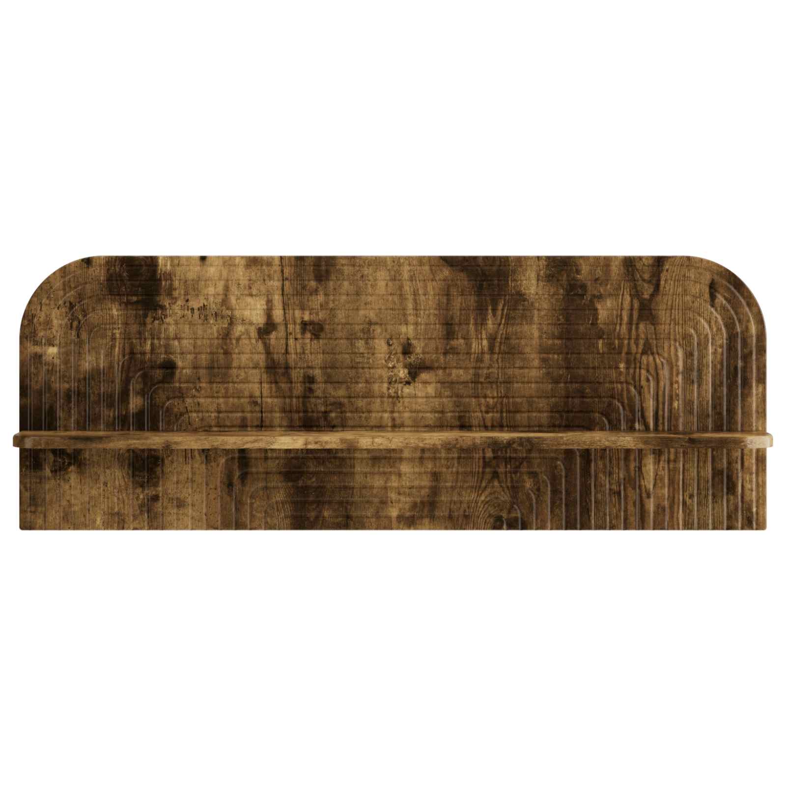 vidaXL Wandplank 2 st Gerookt eiken 102 x 13,5 x 37,5 cm Bewerkt hout, foto 4