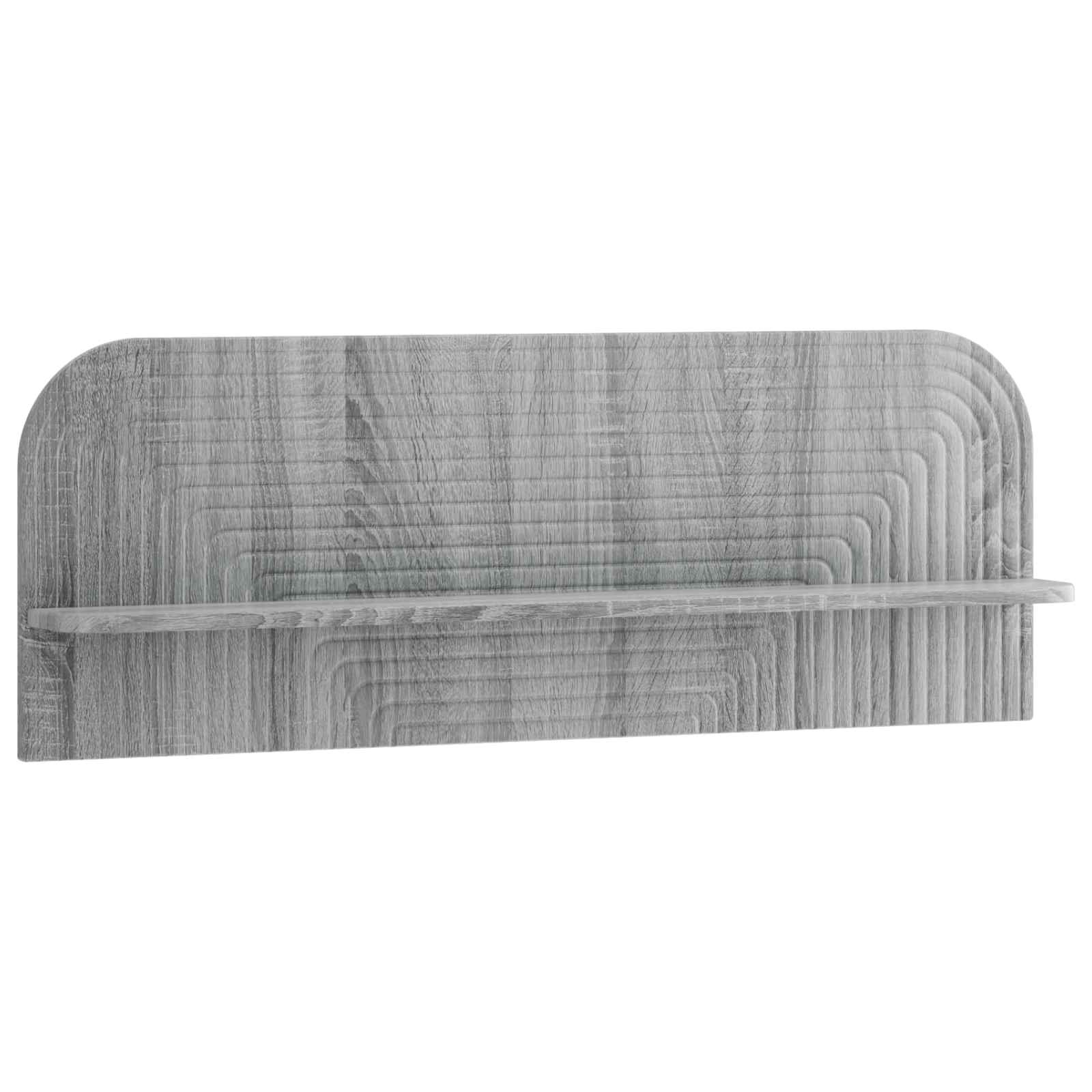 Stenska polica 2 kos Siva Sonoma 102 x 13.5 x 37.5 cm