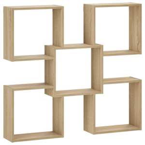 vidaXL Seinariiul Sonoma tamm 99,5 x 17 x 91 cm Tehispuit