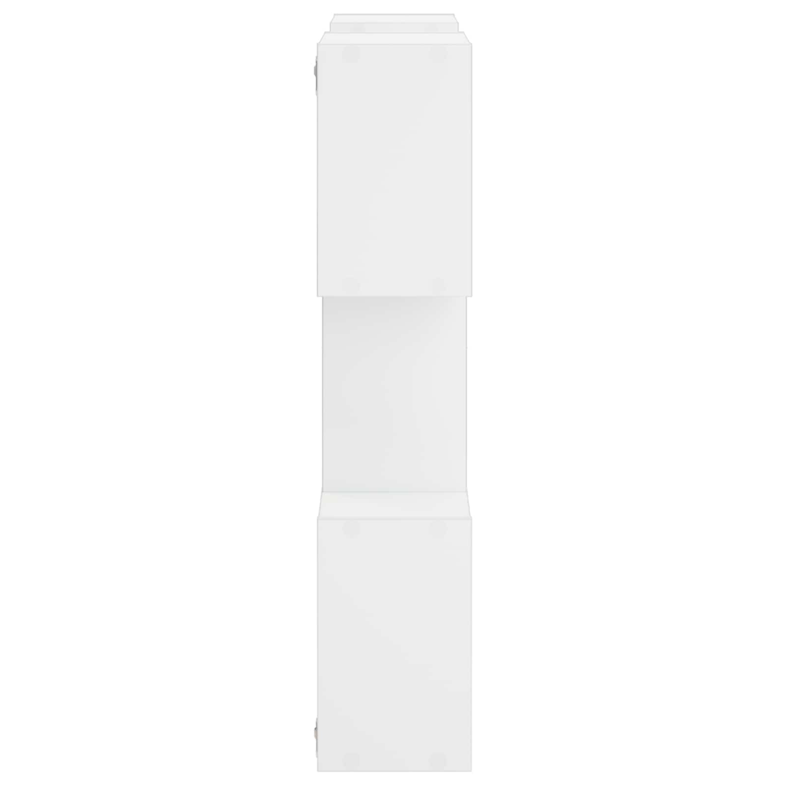 Stenska polica Bela 103 x 17 x 80 cm Inženirski les